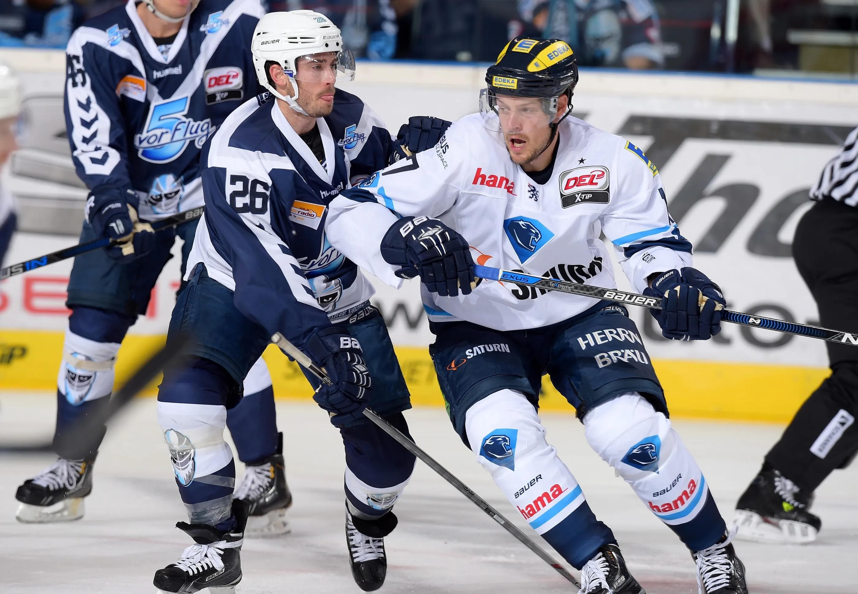 Petr Taticek und der ERC sind auf Auswärtstour. Das Sonntagsspiel kommt live in der Panther Sportsbar. Foto: City Press