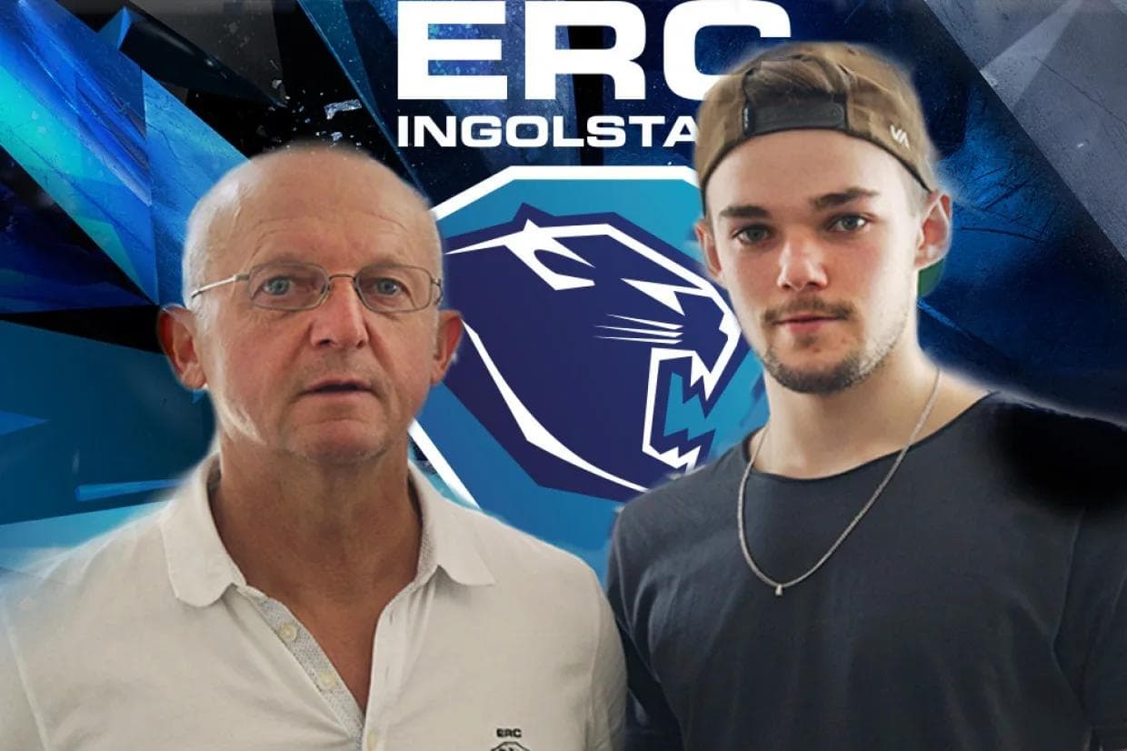 Christoph Kiefersauer (rechts) neben Sportdirektor Jiri Ehrenberger