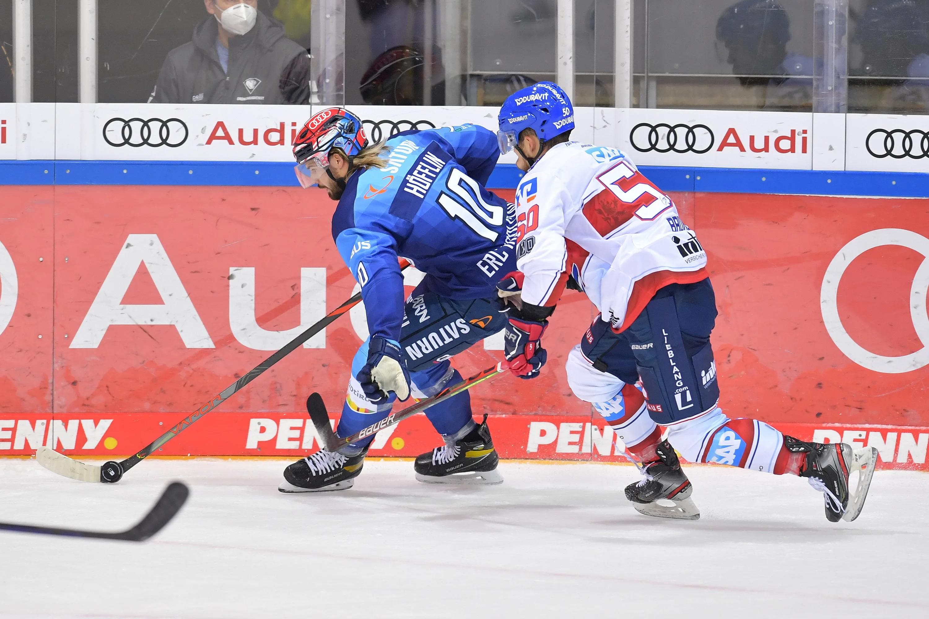 Mirko Höfflin und die Panther wollen sich morgen gegen die Adler durchsetzen.
Foto: Johannes TRAUB / JT-Presse.de