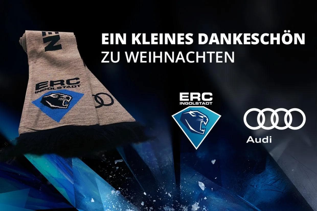 Der ERC Ingolstadt und Audi wünschen Frohe Weihnachten – und sagen Danke!
