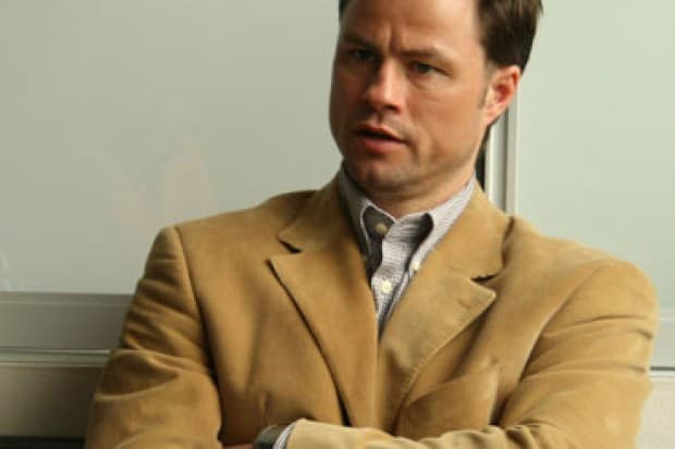 Tobias Abstreiter beim heutigen Pressegespräch.    Foto: Bauer
