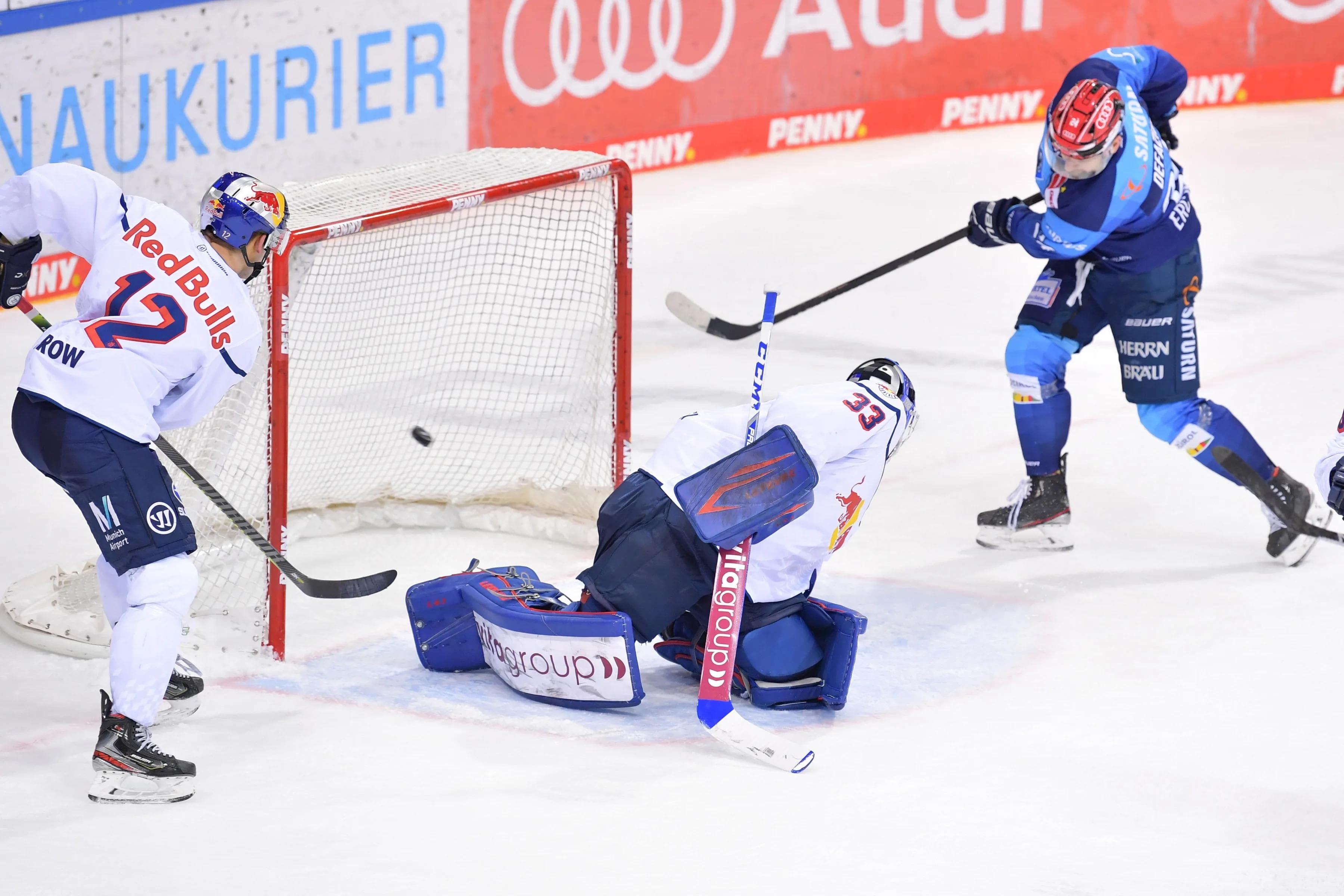 Brandon DeFazio brach den Bann mit dem Anschlusstreffer.
Foto: Johannes Traub/JT-Presse.de