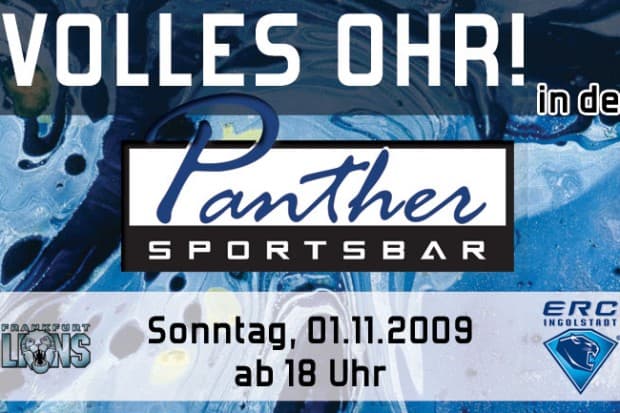 VOLLES OHR in der Panther-Sportsbar.