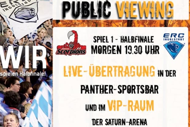 Public Viewing in der Sportsbar und im Vip-Raum