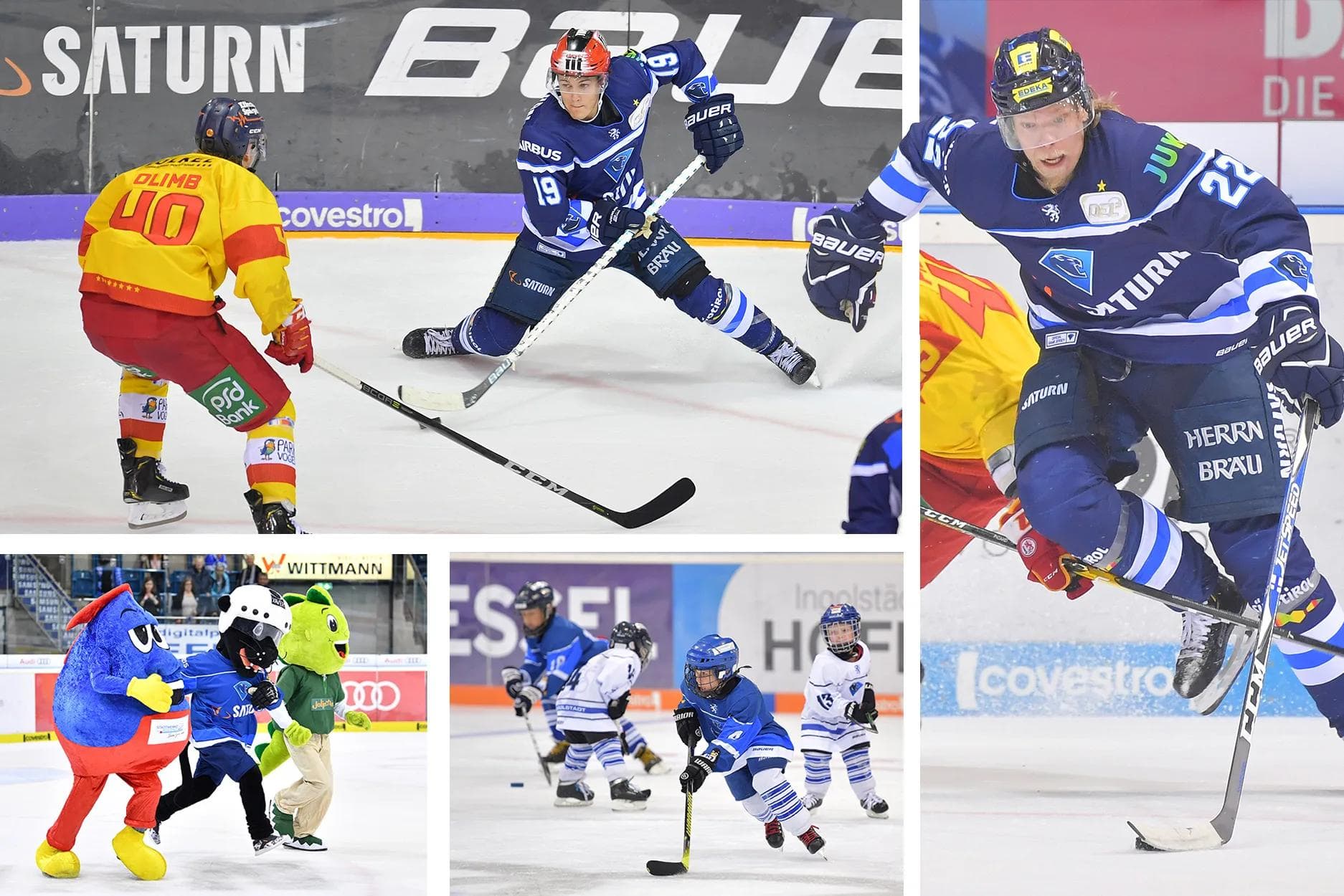 Ein buntes Programm ist heute am Familientag in der Saturn-Arena geboten. Fotos: Traub / st-foto