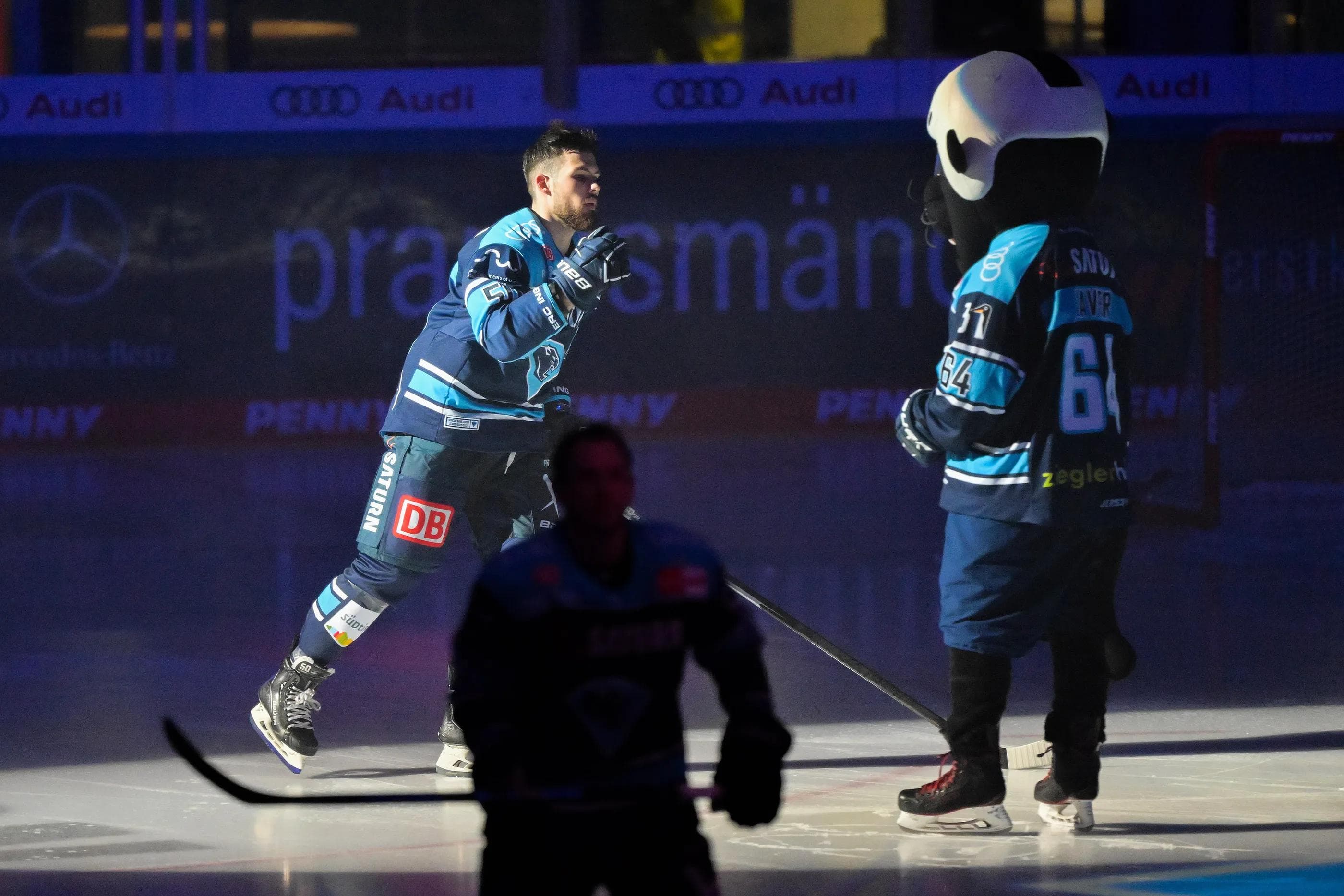 Die Panther laufen heute erstmals im Jahr 2023 in der heimischen SATURN-Arena auf.
Foto: Johannes Traub/JT-Presse.de