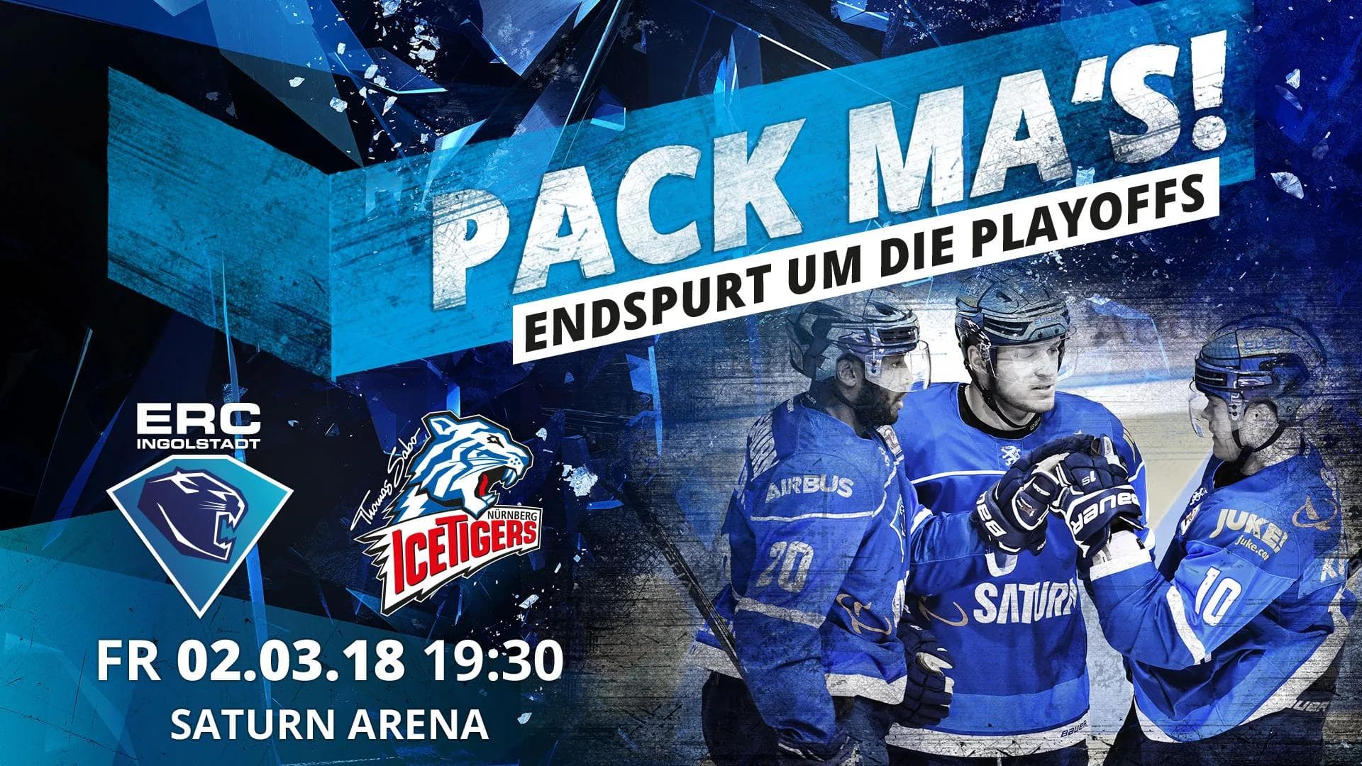 Das Derby im Hauptrundenschlussspurt.