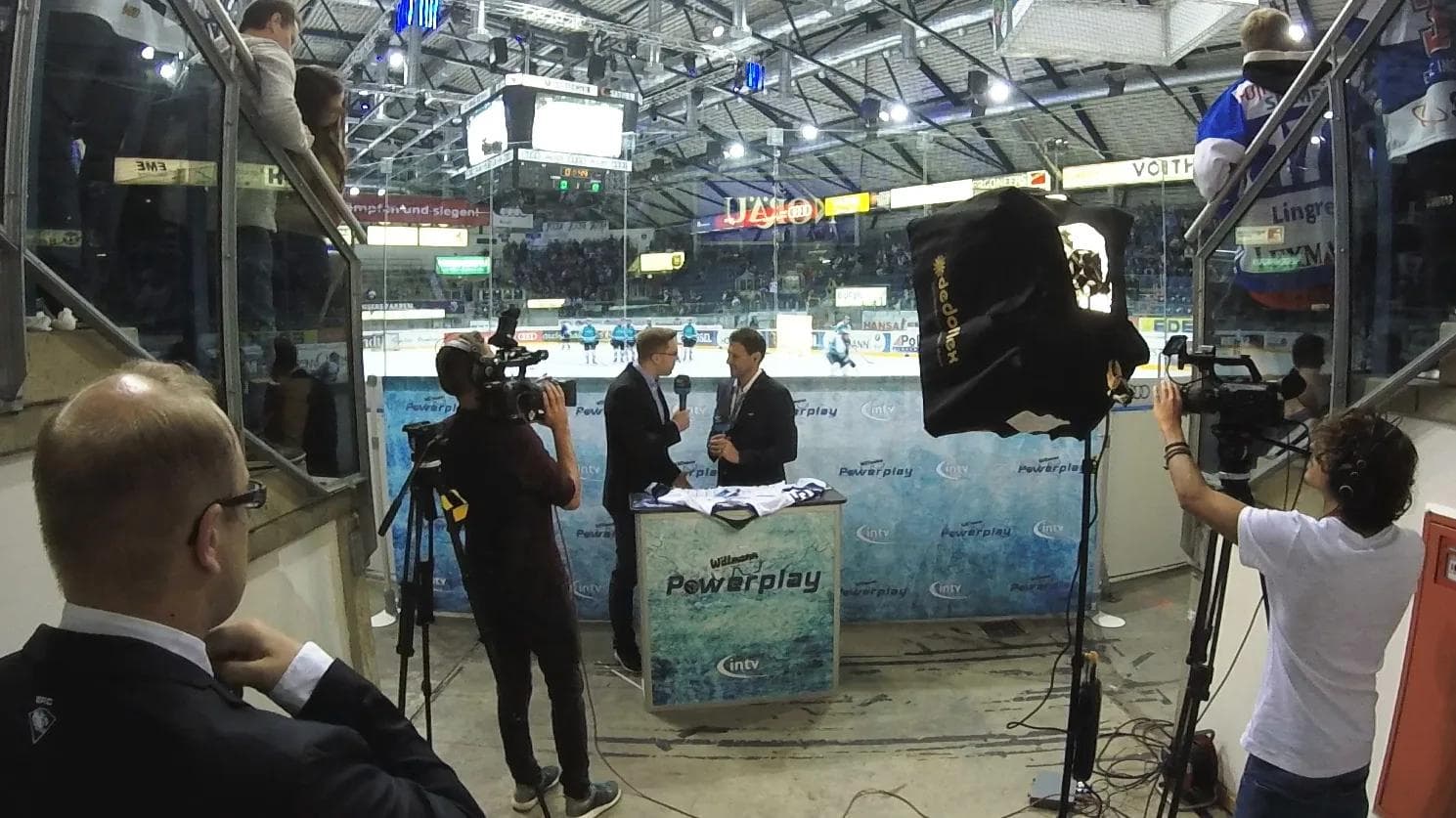 Die neue intv-Sendung bietet viel Aktuelles und Hintergrund rund um den ERC. Foto: Screenshot intv