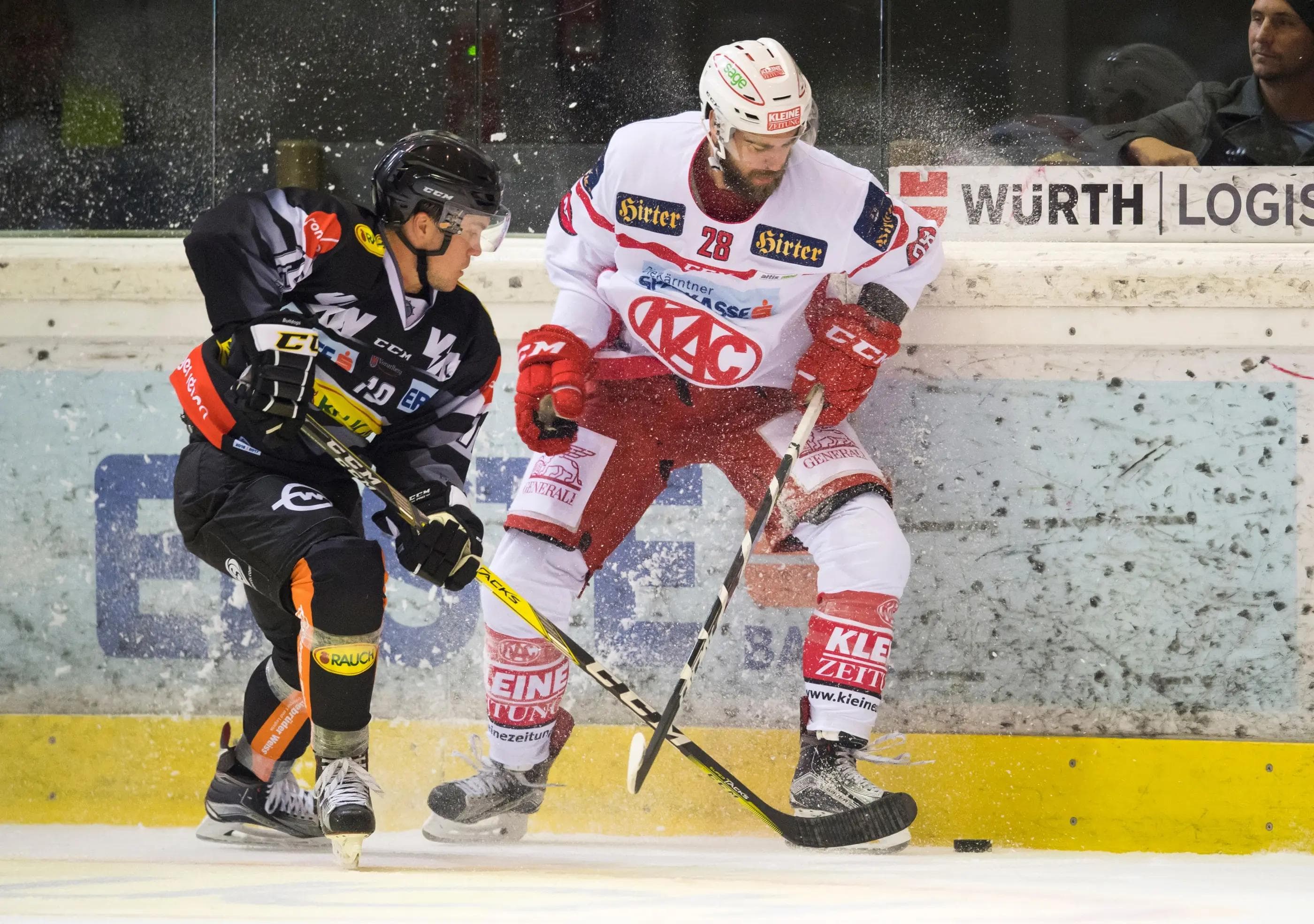 Die Klagenfurter um Martin Schumnig (hier in einem Duell gegen die Dornbirn Bulldogs) starten beim Vinschgau Cup. Foto: City-Press GbR