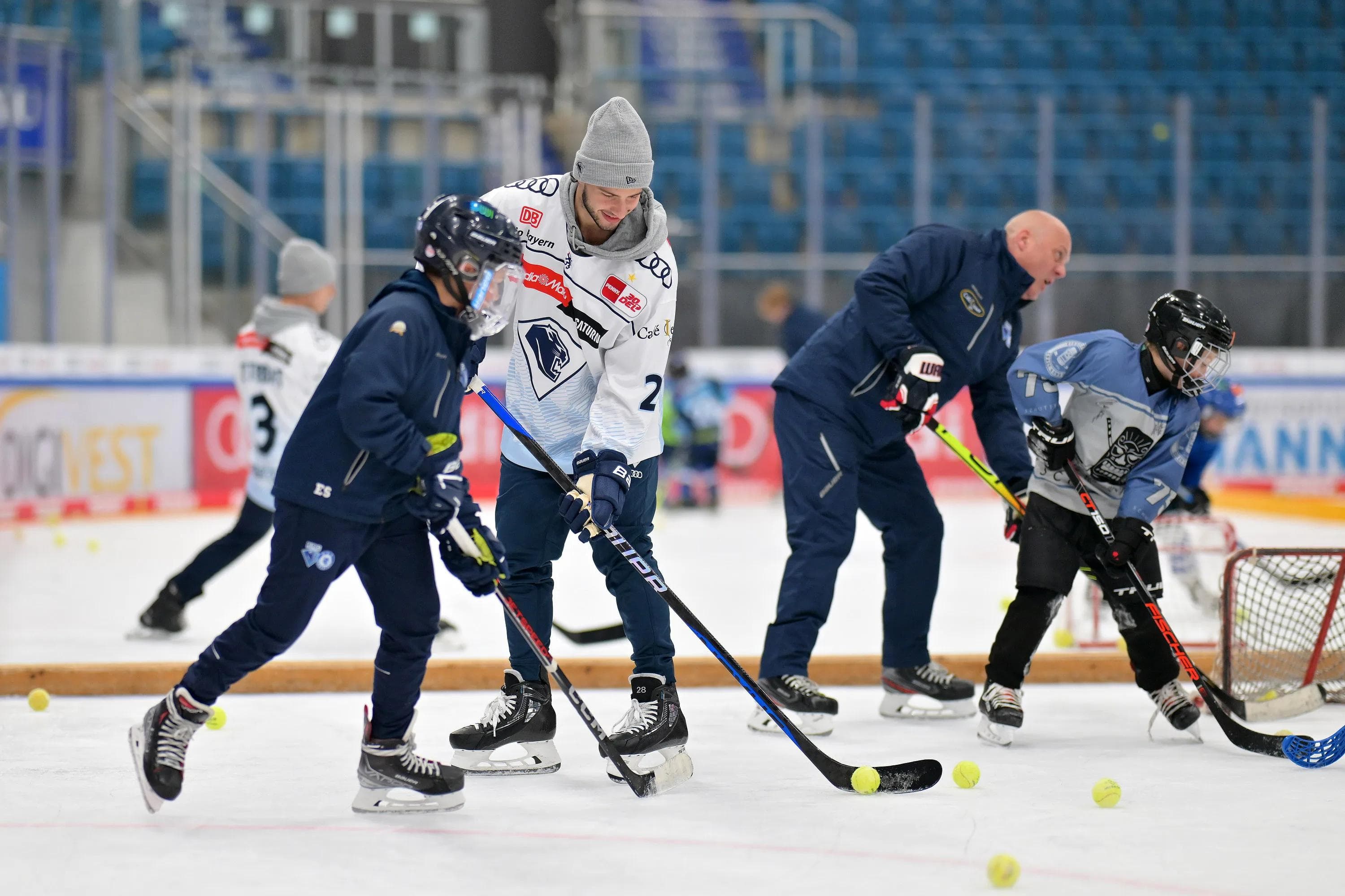 Daniel Schwaiger im Trainingsspiel.
Foto: Johannes Traub/JT-Presse.de