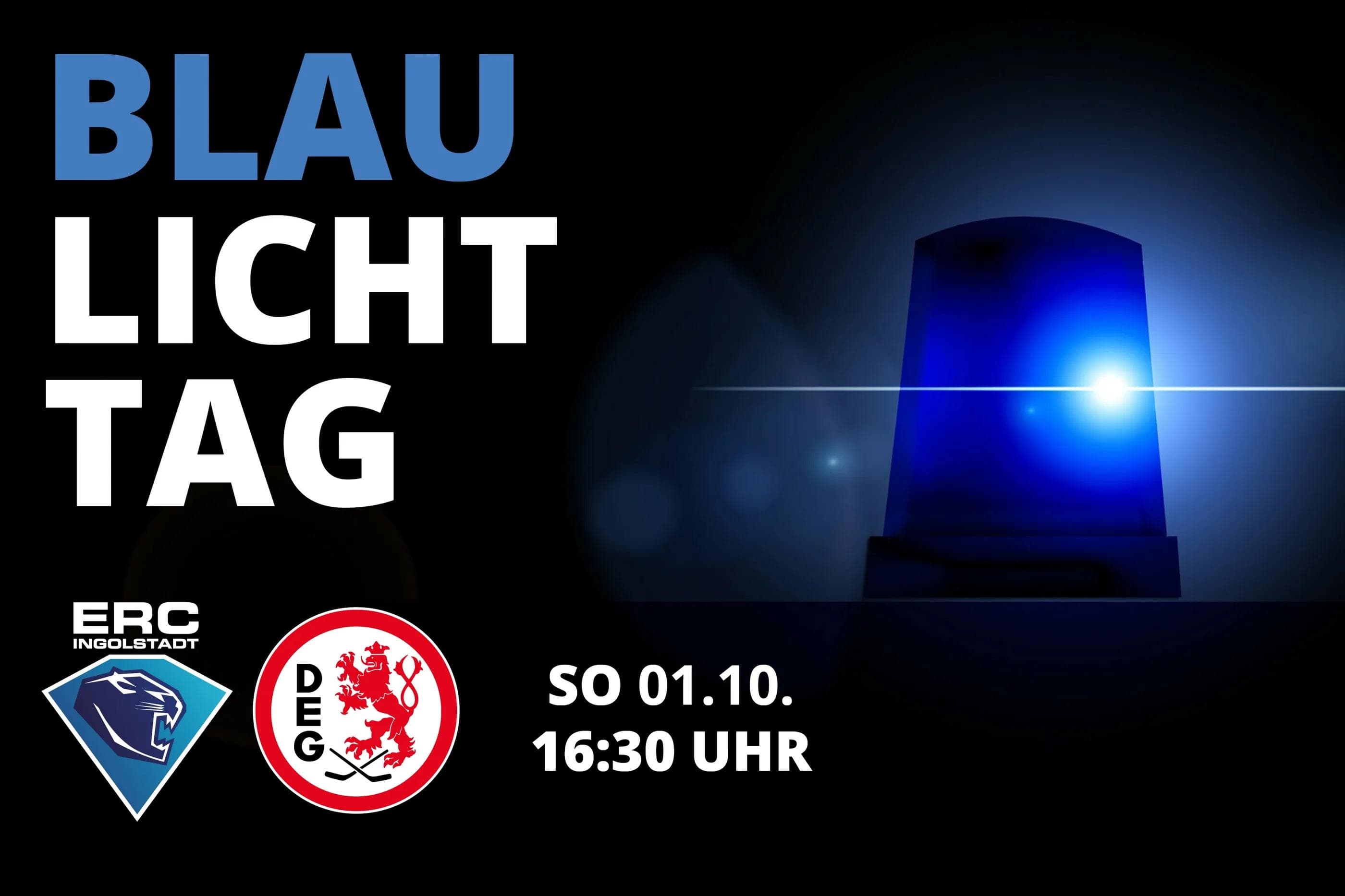 Am 01.10. ist Blaulichttag in der SATURN-Arena!