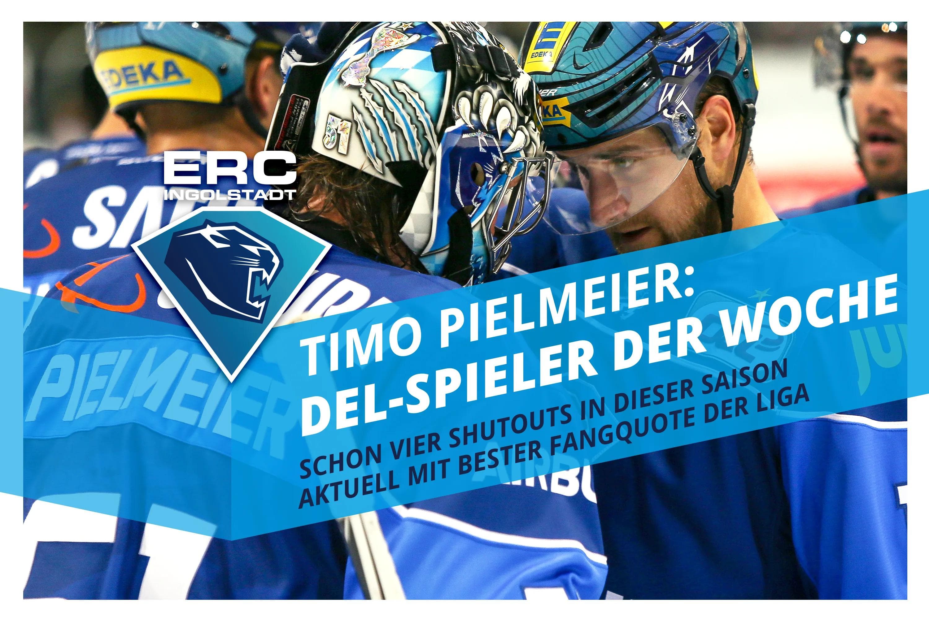 Tolles Wochenende für die Panther und Timo Pielmeier. Grafik mit Foto: Jürgen Meyer / kbumm.de