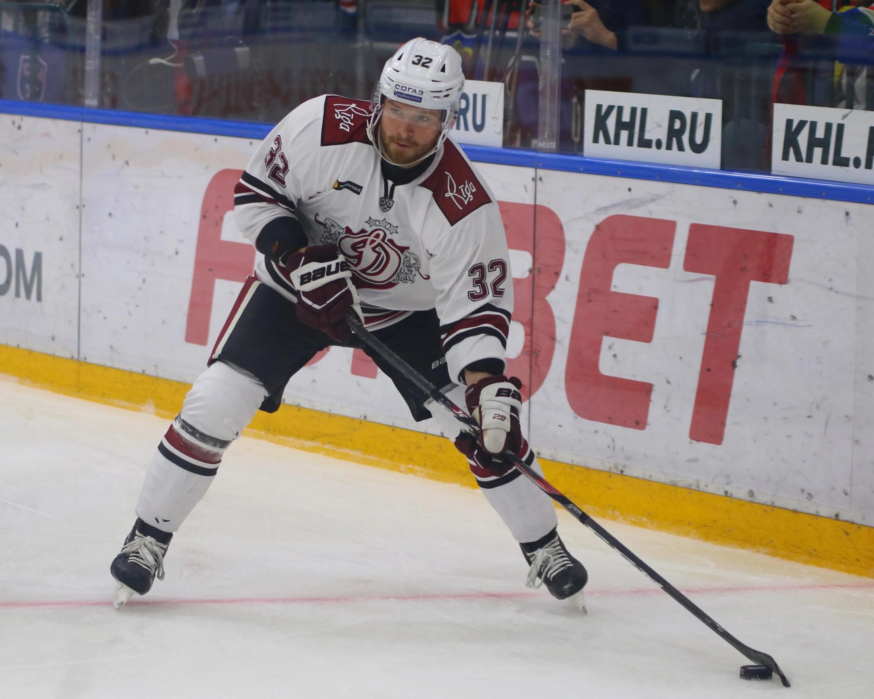 Vom lettischen KHL-CLub Dynamo Riga wechselt Verteidiger Ben Marshall zu den Panthern.
Foto: Imago Images
