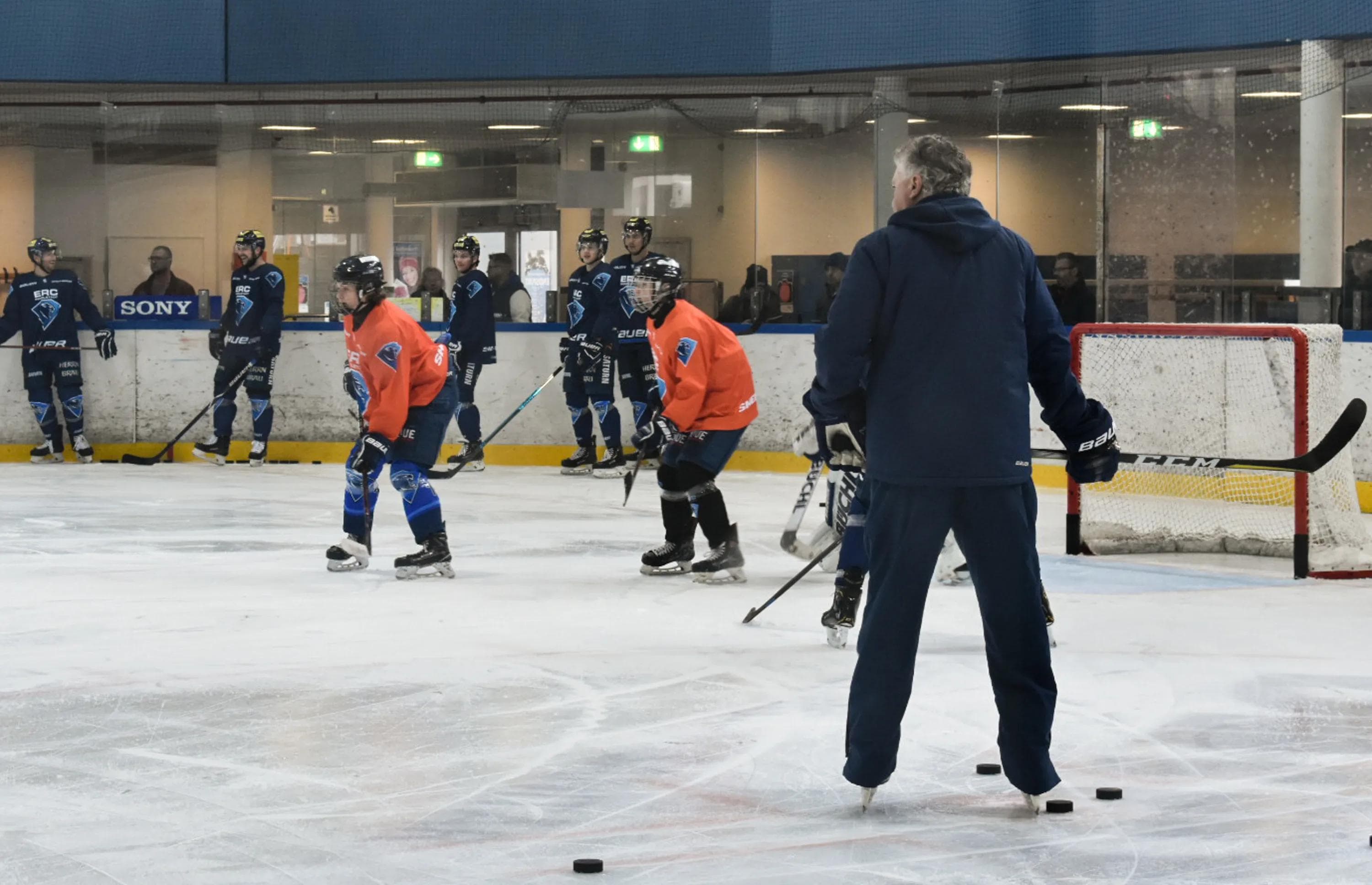 Trainer Doug Shedden war mit der Trainingsleistung von Wolf und Feigl zufrieden.