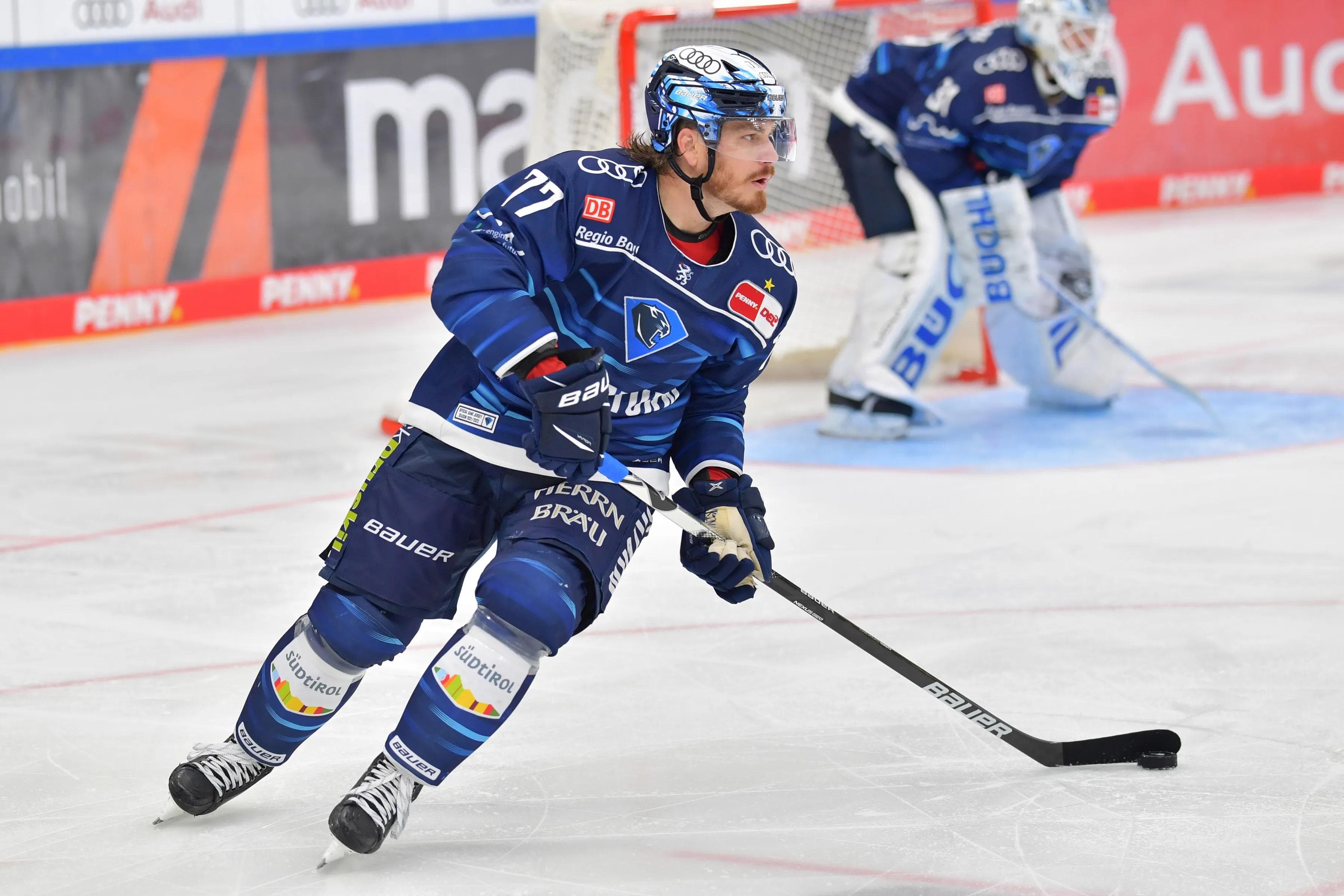 Chris Bourque trifft morgen erstmals auf seinen Ex-Club München.
Foto: Johannes Traub/JT-Presse.de