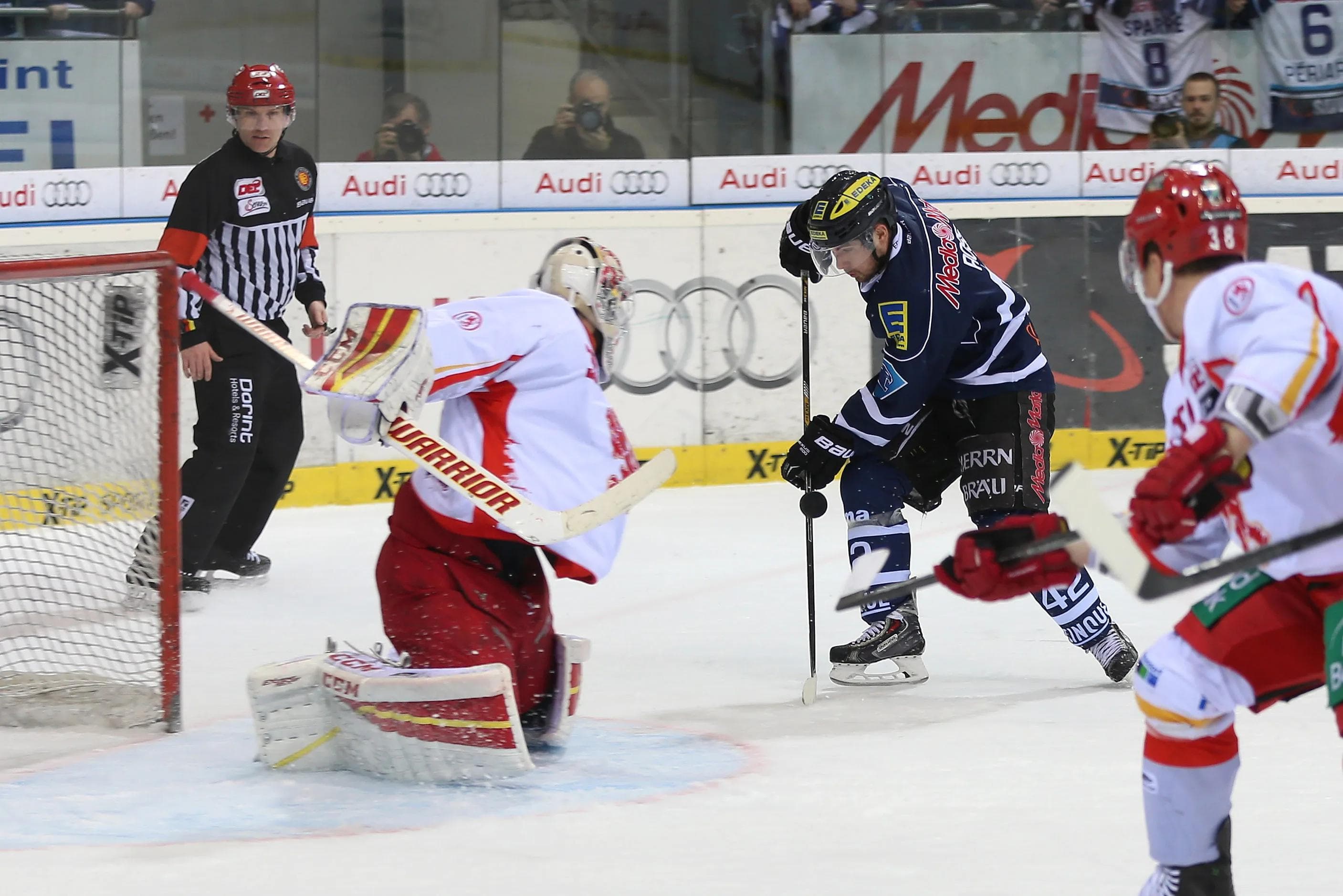 Jared Ross und seine Panther treten zu Spiel 2 an. Foto: Stefan Bösl / kbumm.de