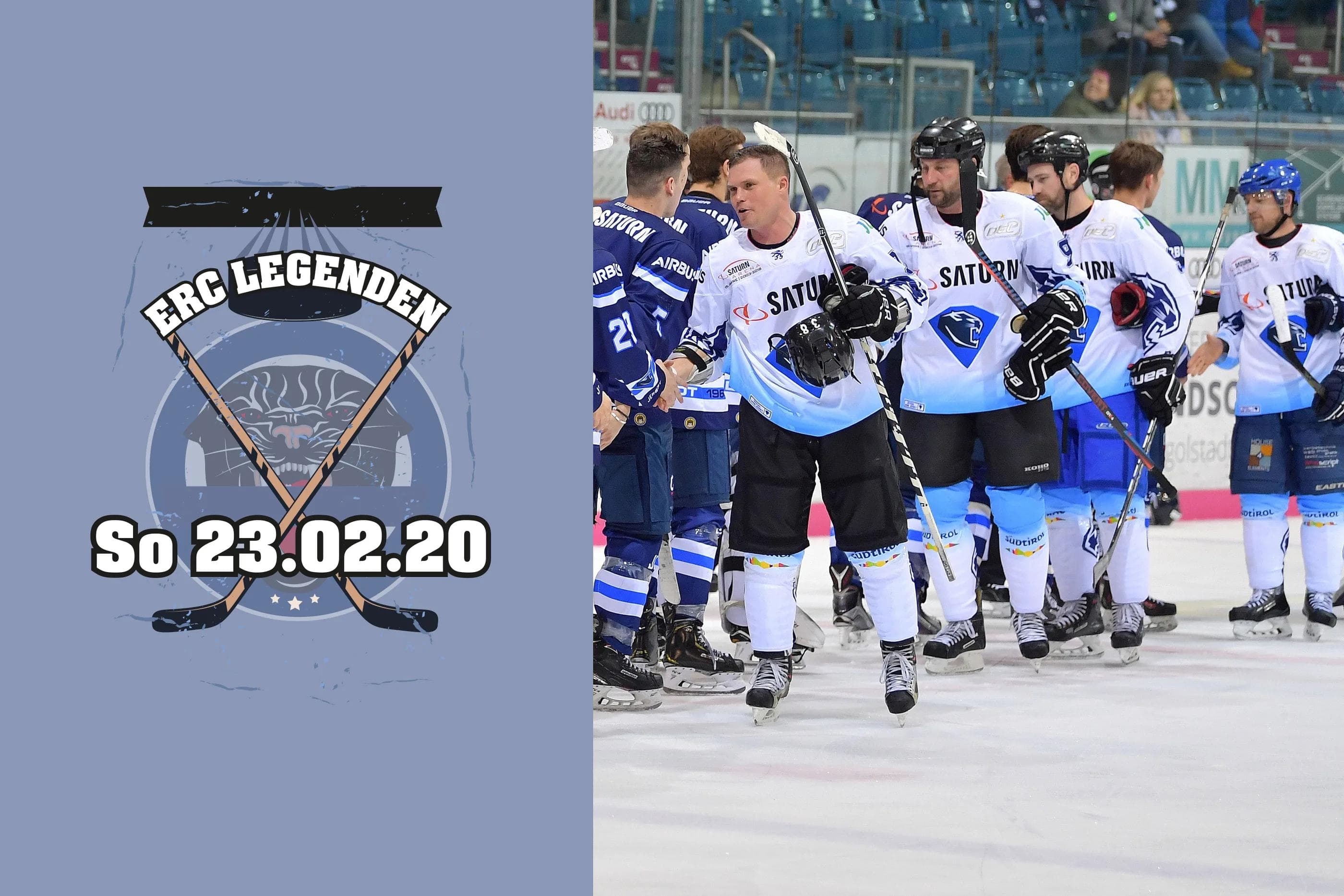 Am 23. Februar können Sie viele ERC-Legenden nochmal im Panther-Jersey erleben.
Foto: JT-Presse.de