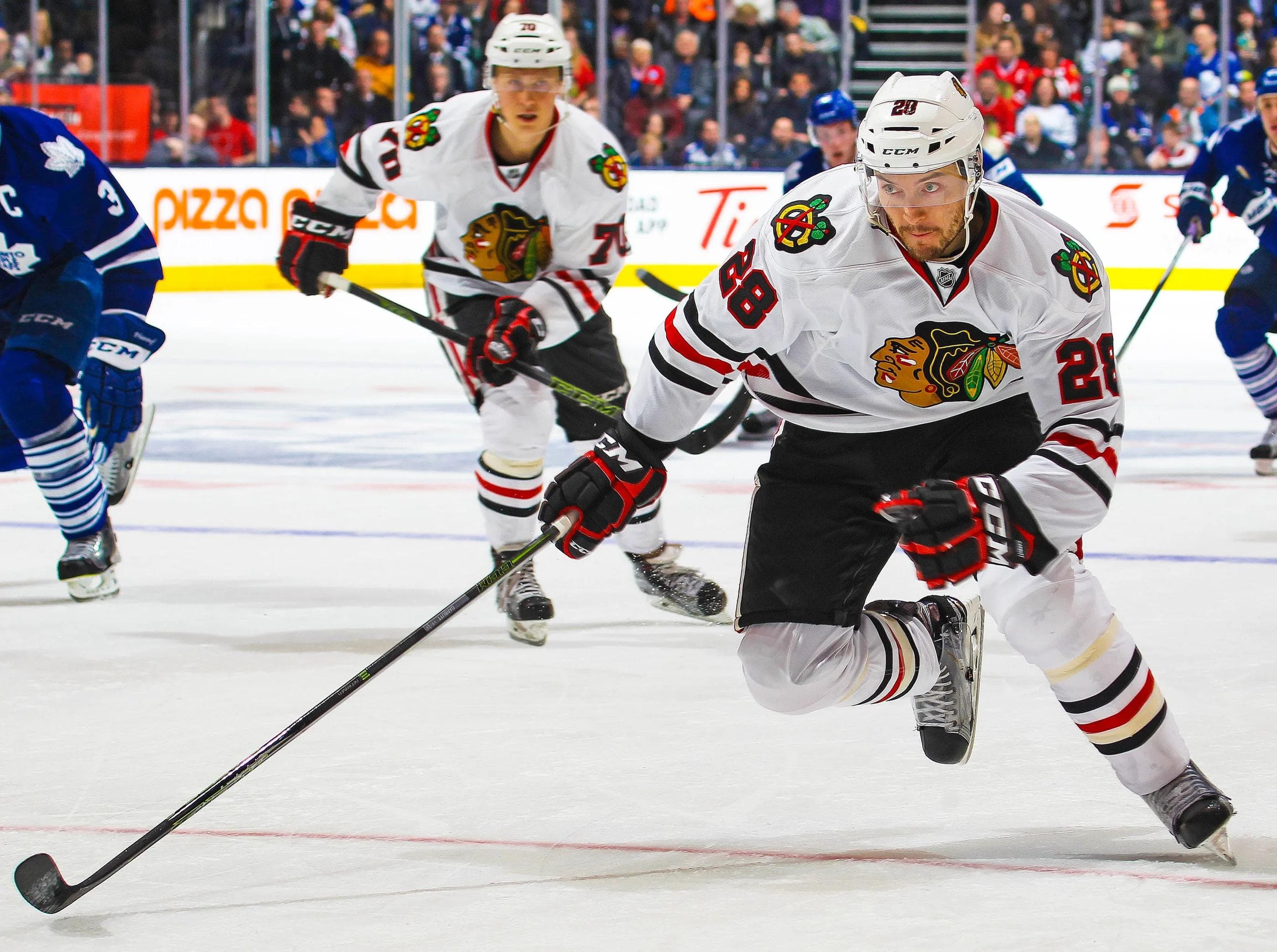 Ryan Garbutt (hier im Trikot der Chicago Blackhawks) bestritt über 300 NHL-Spiele. Foto: Claus Andersen/Getty Images