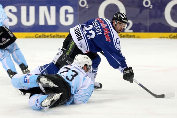 ERC-Topscorer Duncan Milroy steuerte einen Assist bei. Foto kbumm