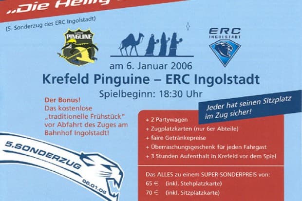 Mit 1200 Fans nach Krefeld – Zweiter Sonderzug startet!