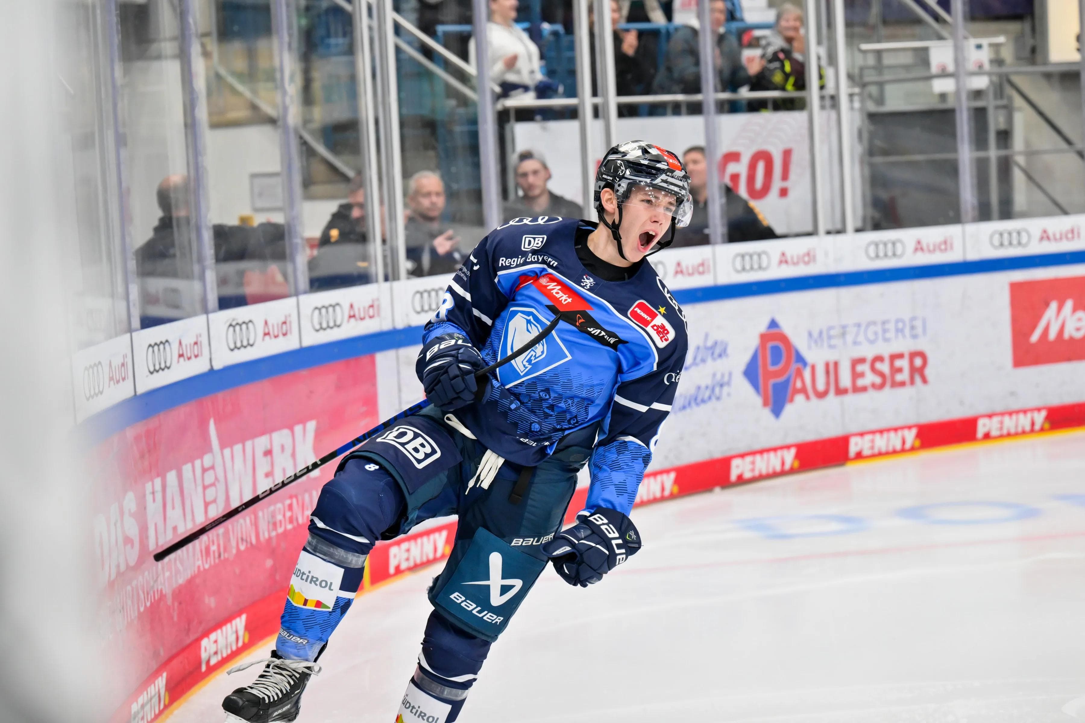 Philipp Krauß erzielte den ersten Doppelpack seiner DEL-Karriere.
Foto: Johannes Traub/JT-Presse.de