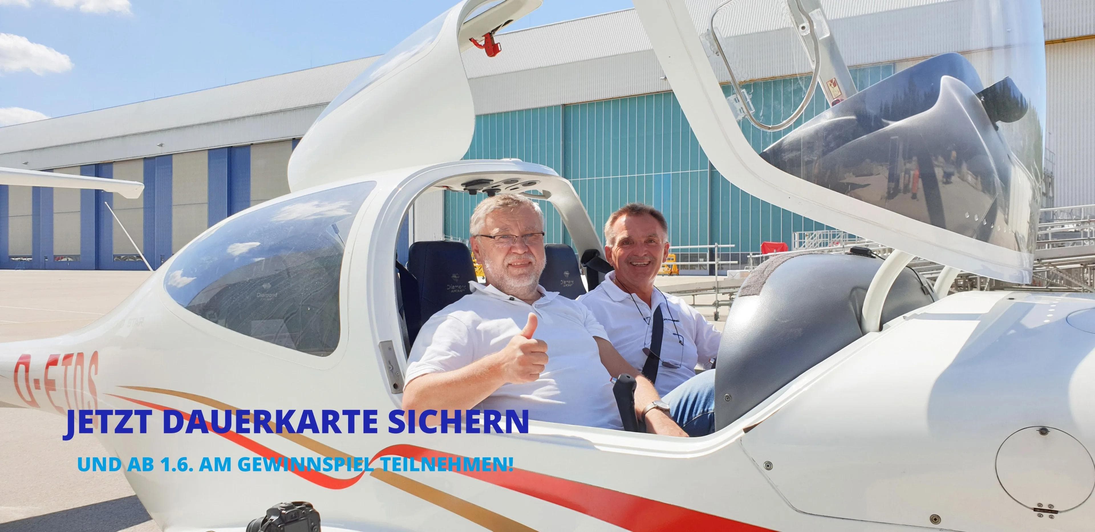 Die Region aus der Vogelperspektive erleben. Das können Sie mit dem Rundflug im Rahmen des Dauerkartengewinnspiels.