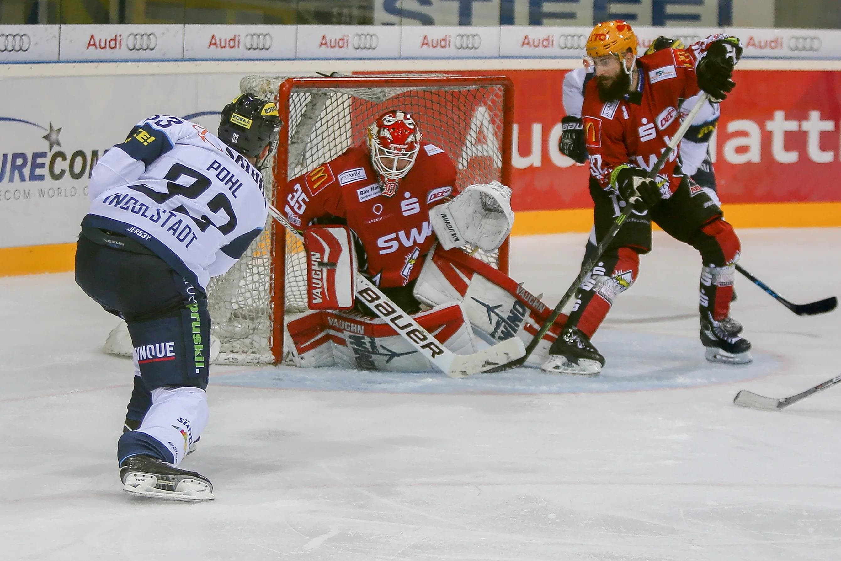 Der ERC trifft am Mittwoch auf die frechen Fischtown Pinguins. Foto: Meyer / kbumm.de