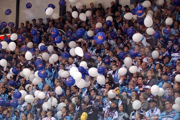 Play-Off Stimmung in der Saturn-Arena