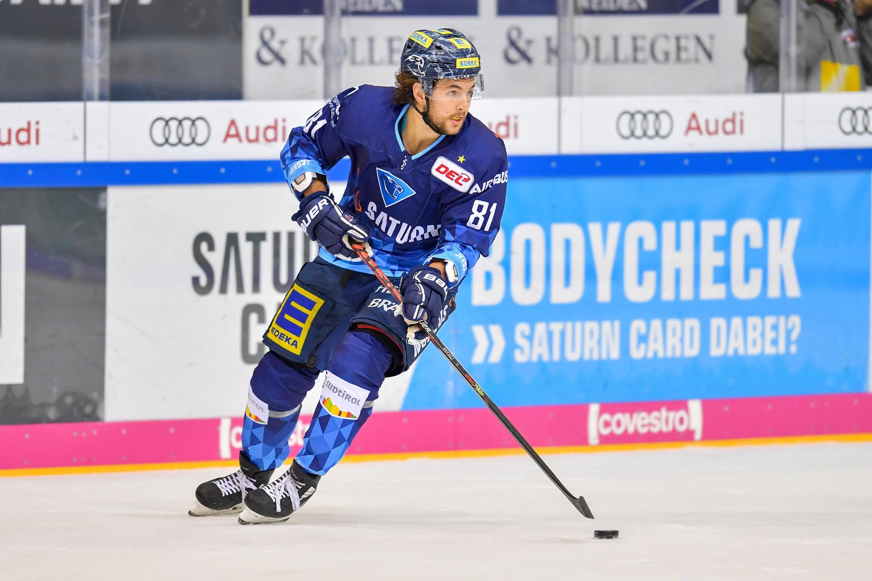 Die Panther um Freitags-Matchwinner Kris Foucault wollen den dritten Sieg in Serie.
Foto: Johannes TRAUB / JT-Presse.de