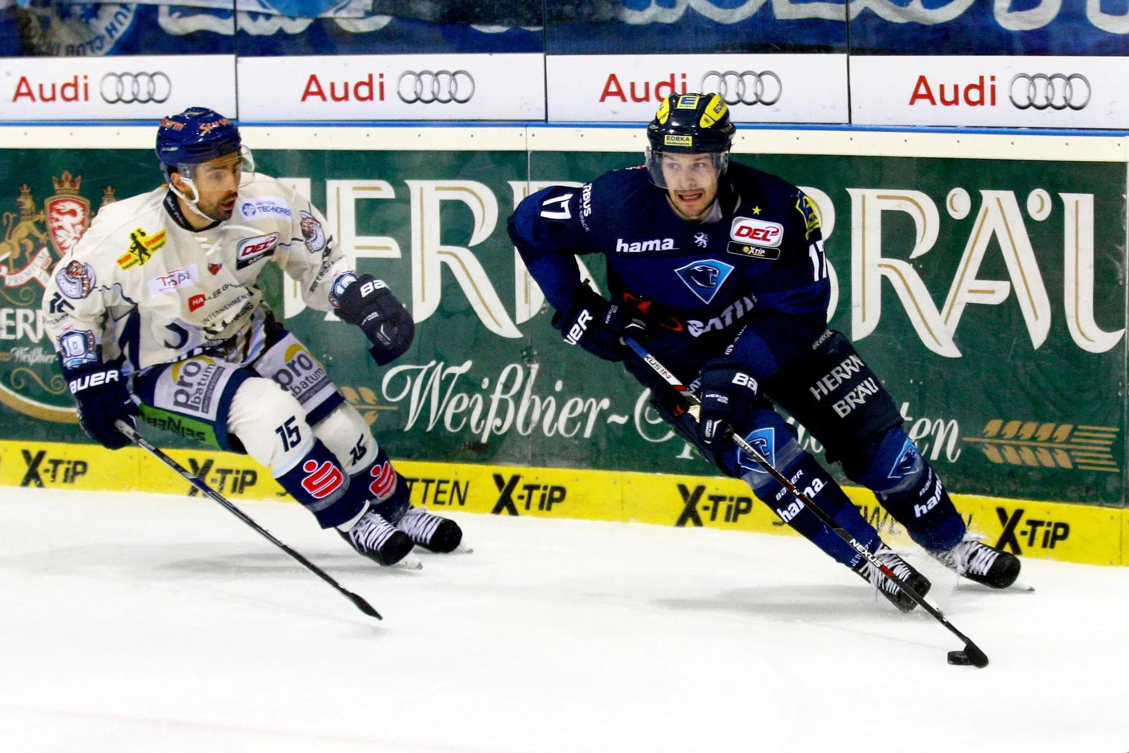 Petr Taticek und seine Panther drängen auf den Ausgleich. Foto: Adalbert Michalik / kbumm.de
