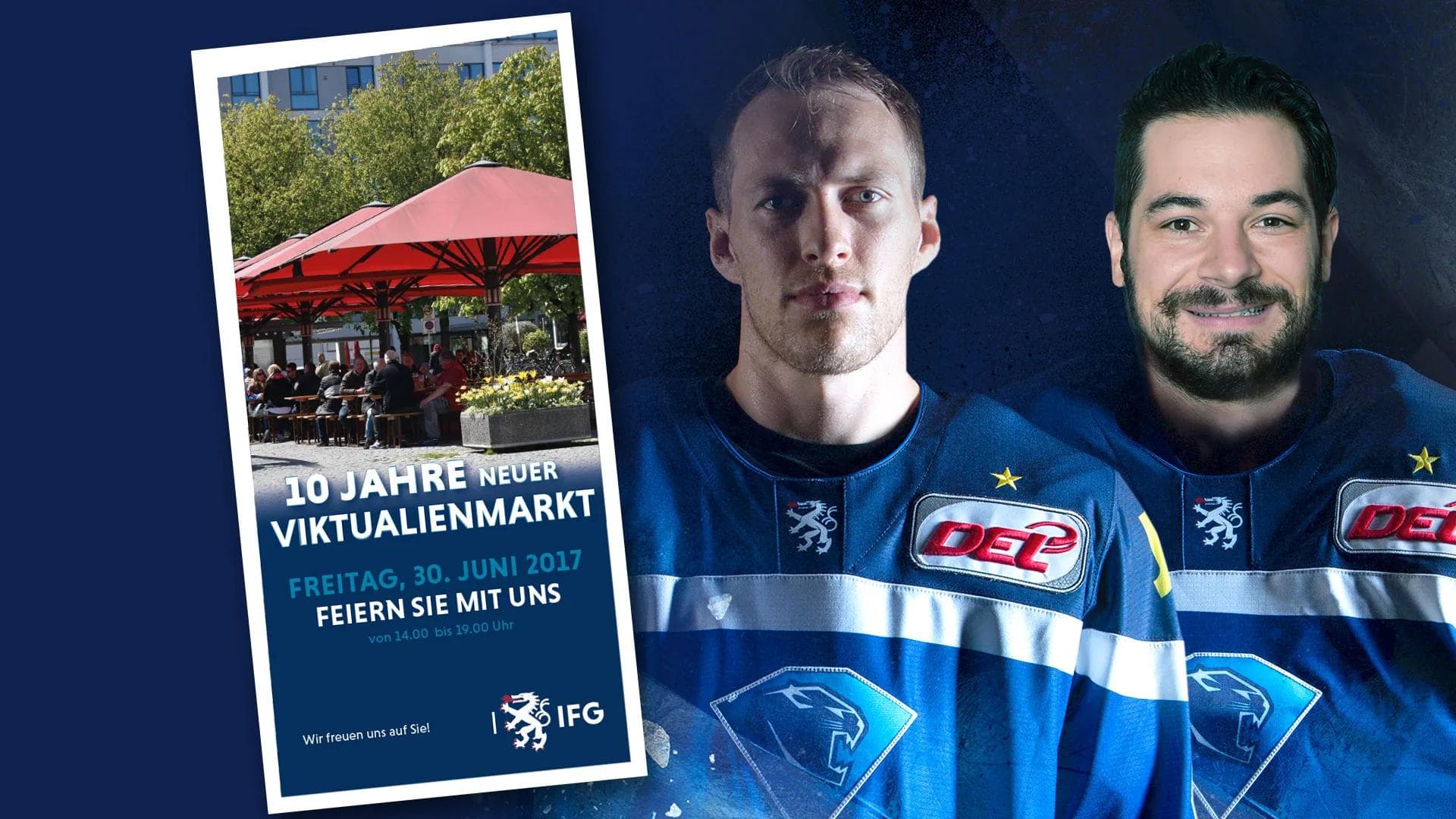 Benedikt Schopper und Jochen Reimer sind heute bei einer Autogrammstunde auf dem Viktualienmarkt. 

Fotos: Strisch, City-Press, IFG