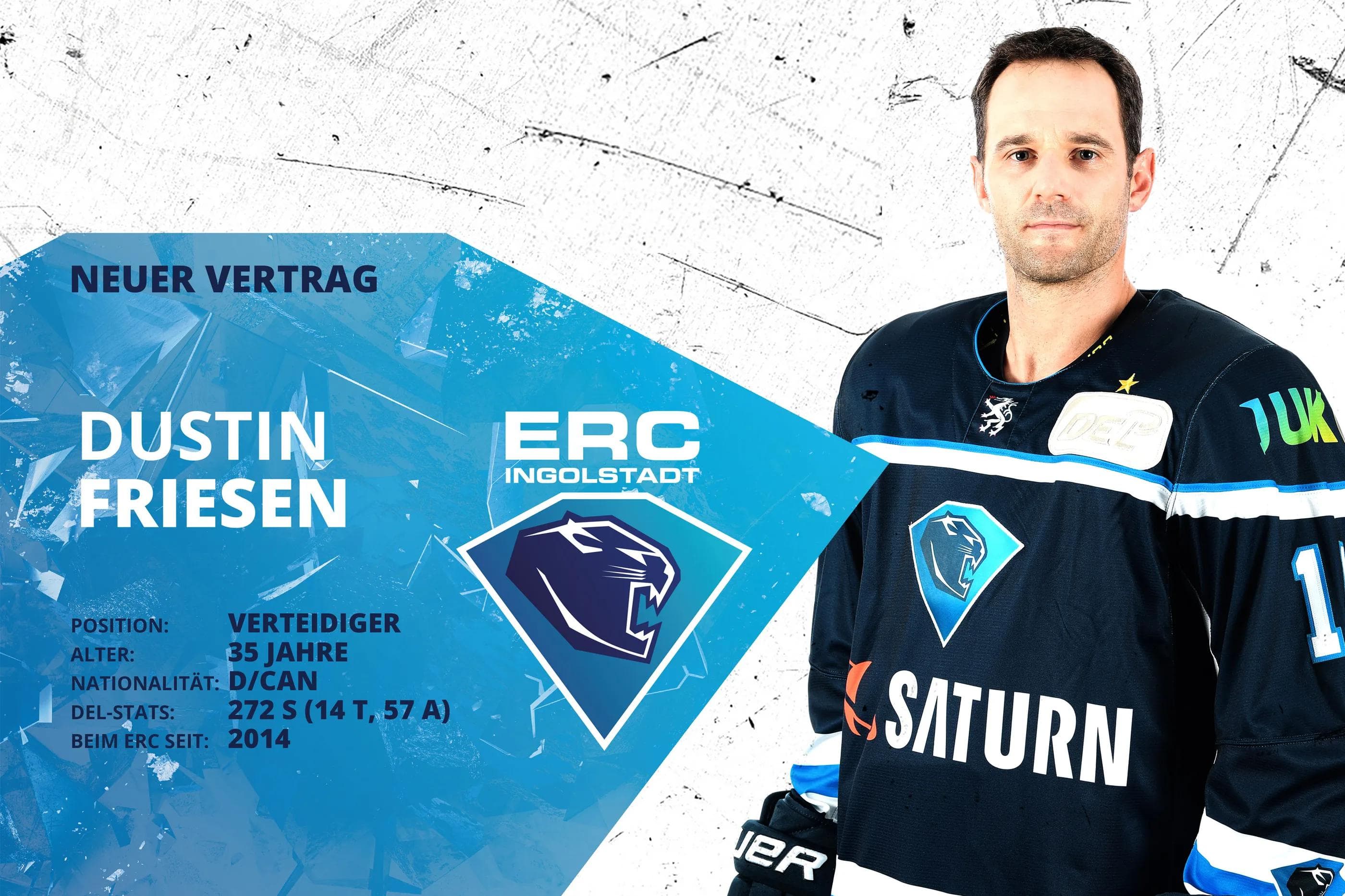 Dustin Friesen bleibt ein Panther. 

Foto: J. Traub / st-foto.de