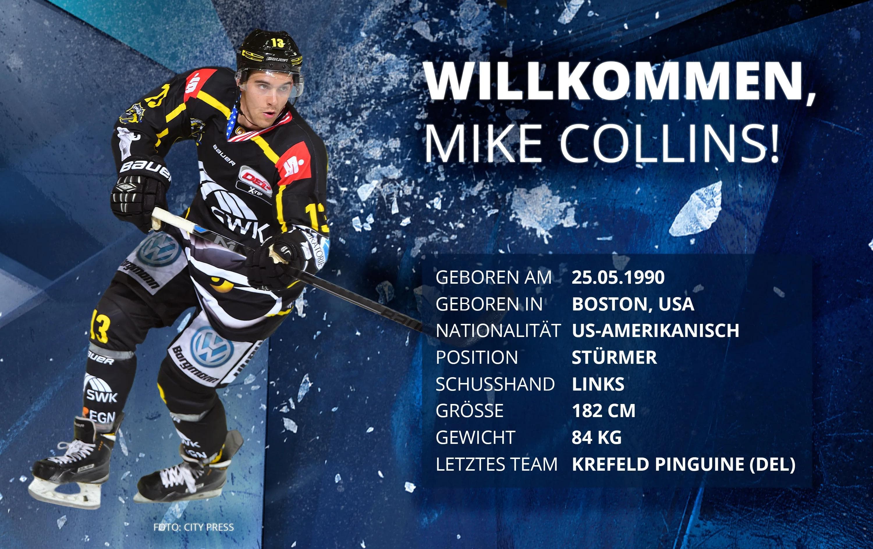 Daten und Fakten zu Mike Collins - Foto: CityPress
