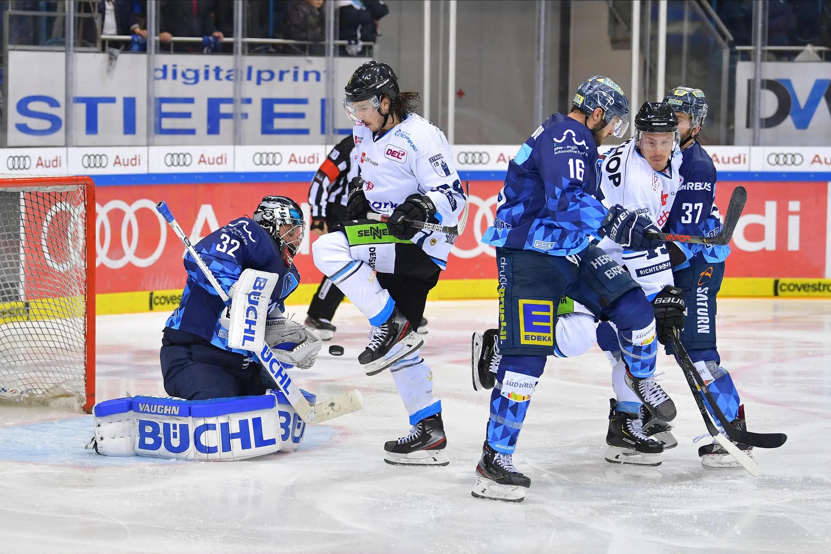 Die Tigers waren vor dem Tor konsequenter als die Panther.
Foto: Johannes TRAUB / JT-Presse.de