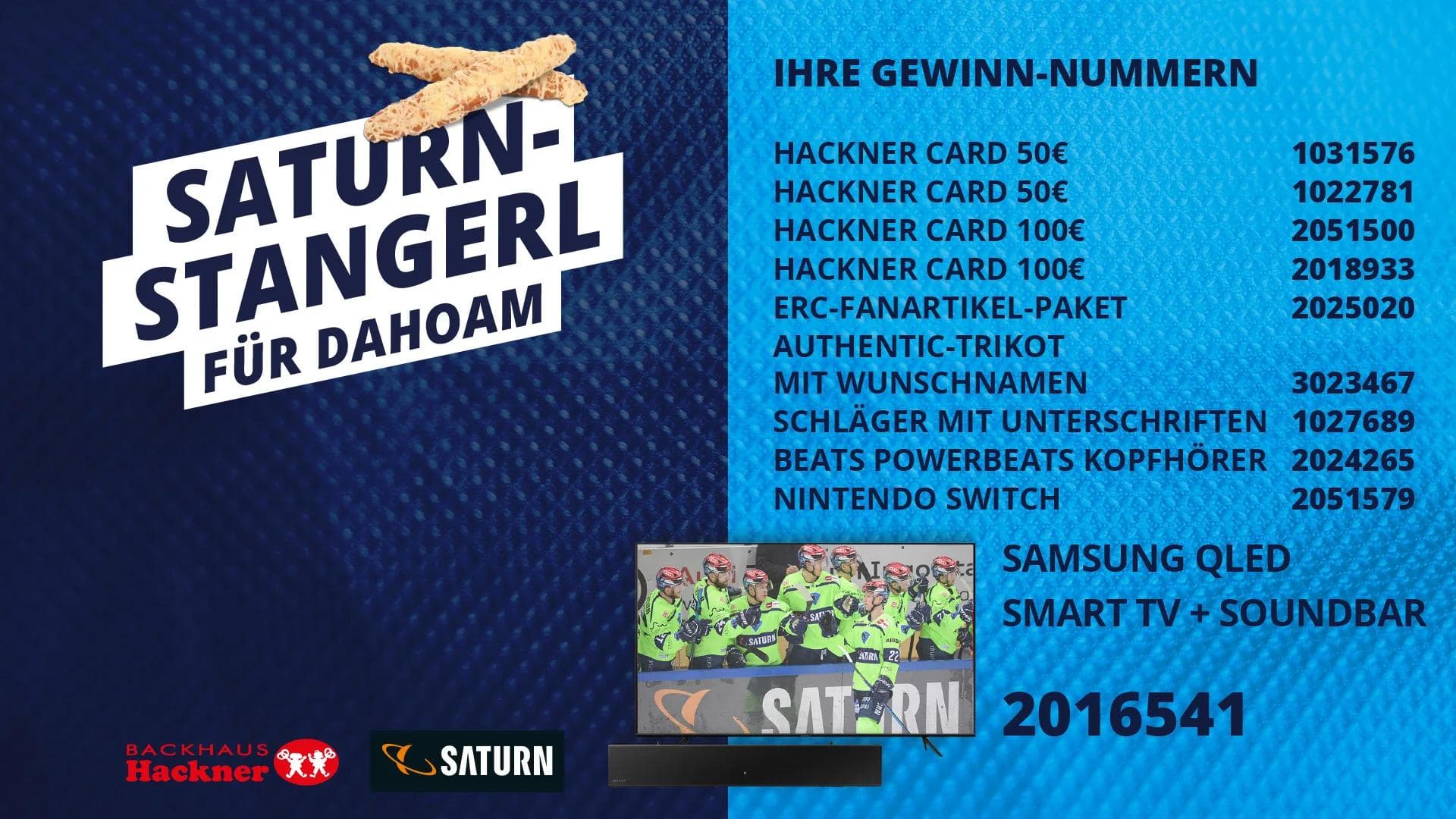 Mit diesen Belegnummern gehören Sie zu den glücklichen Gewinnern...