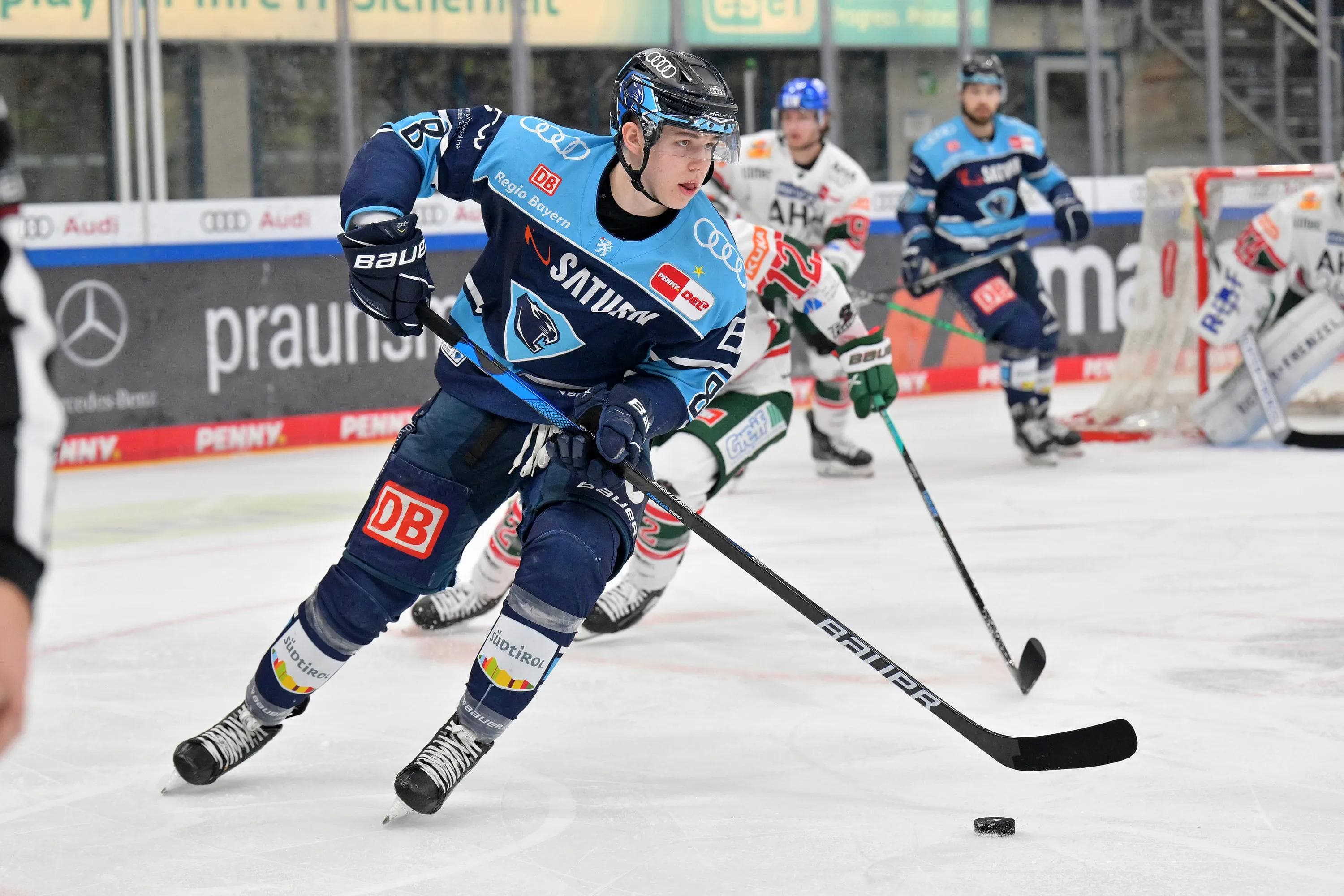 Derby in Augsburg. Am Sonntag kommt es zum dritten Duell mit dem AEV.
Foto: Johannes Traub/JT-Presse.de