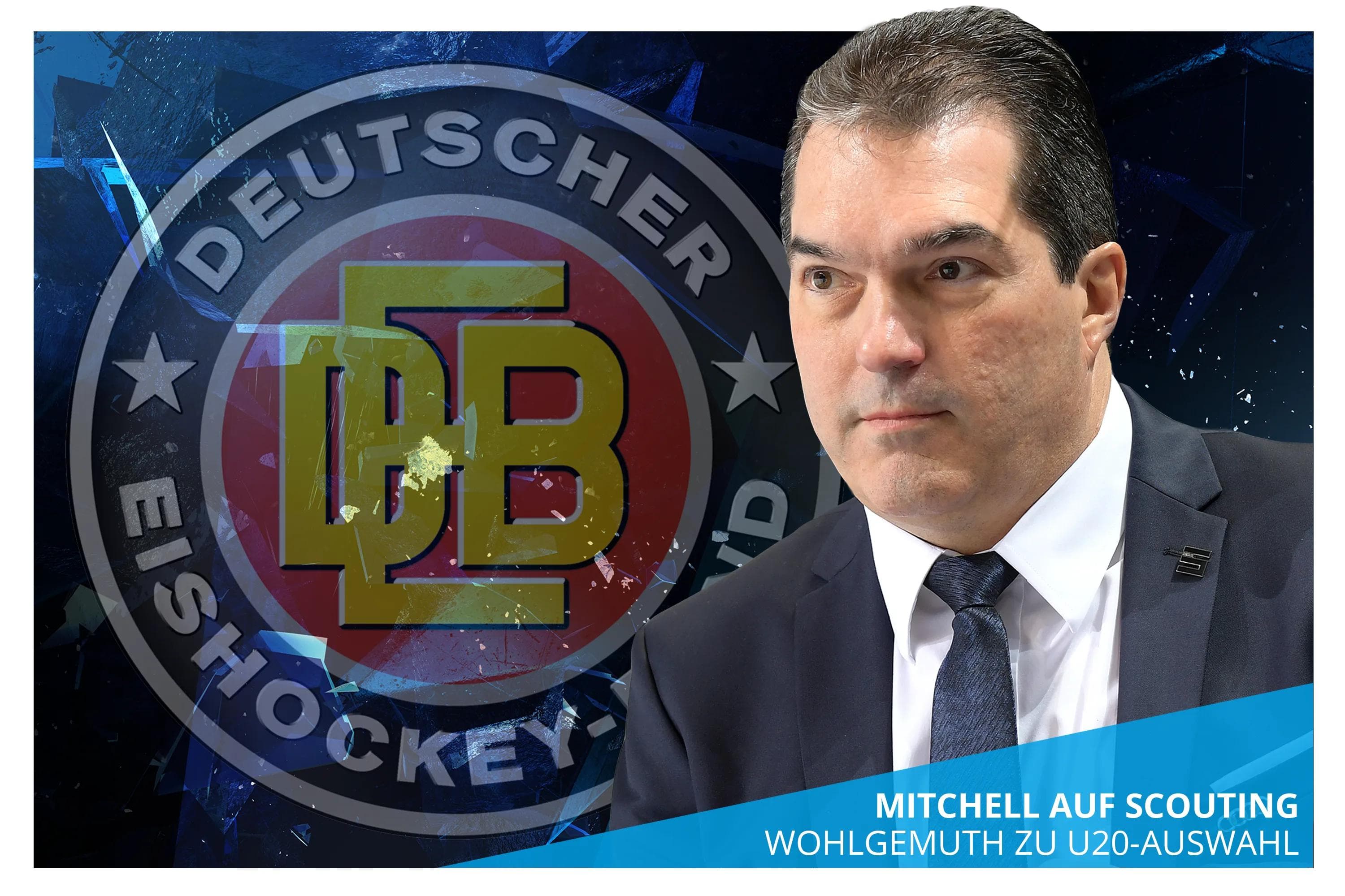 Larry Mitchell scoutet Talente bei einem Turnier in der Schweiz. Grafik mit Foto von City Press