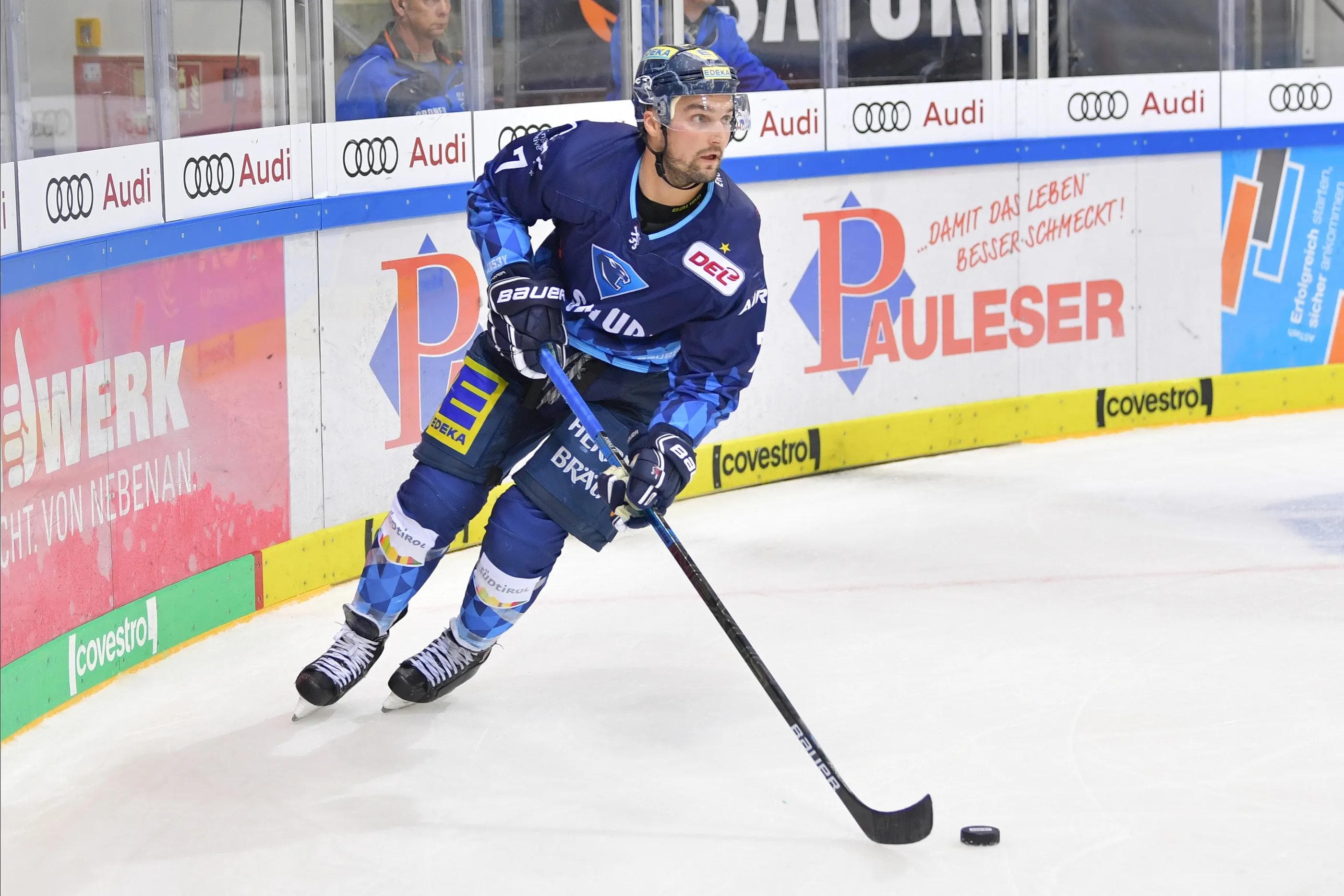 Den Blick nach vorne. Colton Jobke und die Panther wollen gegen den Meister punkten.
Foto: Johannes TRAUB / JT-Presse.de
