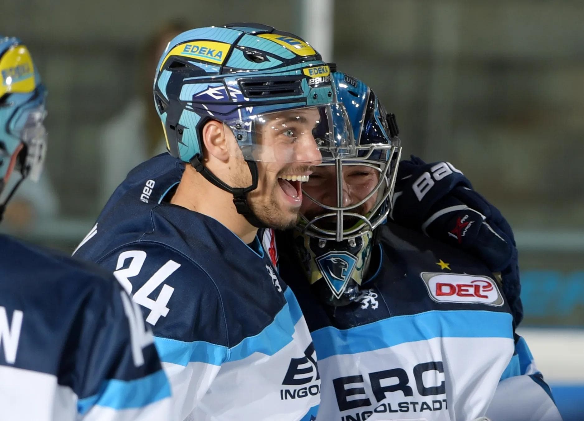 Benedikt Kohl und Jochen Reimer freuen sich auf Ihre Unterstützung in der Saturn Arena. Foto: City Press