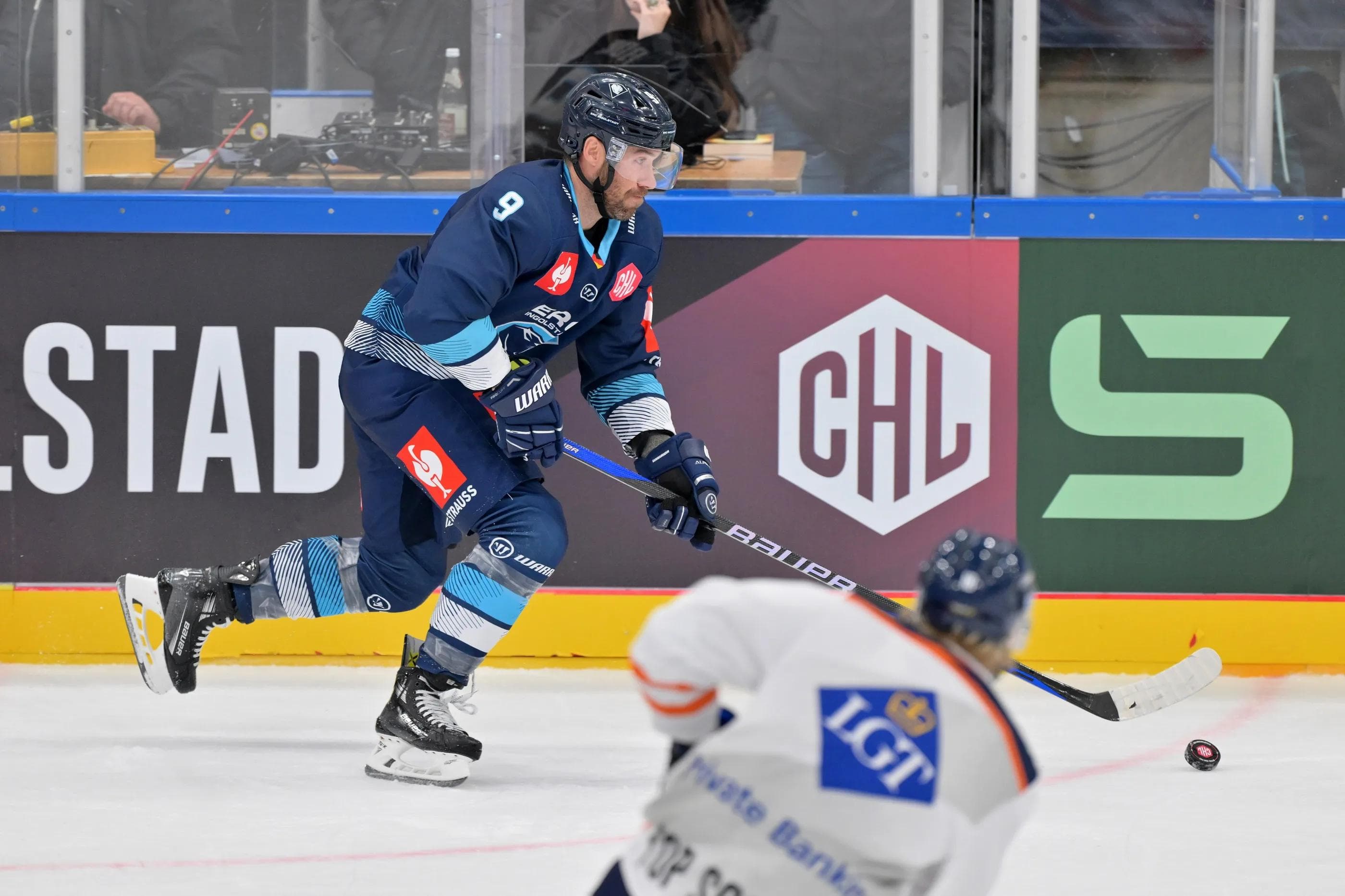 Andrew Rowe und die Panther wollen die CHL-Hauptrunde mit einem Erfolgserlebnis abschließen.
Foto: Johannes Traub/JT-Presse.de