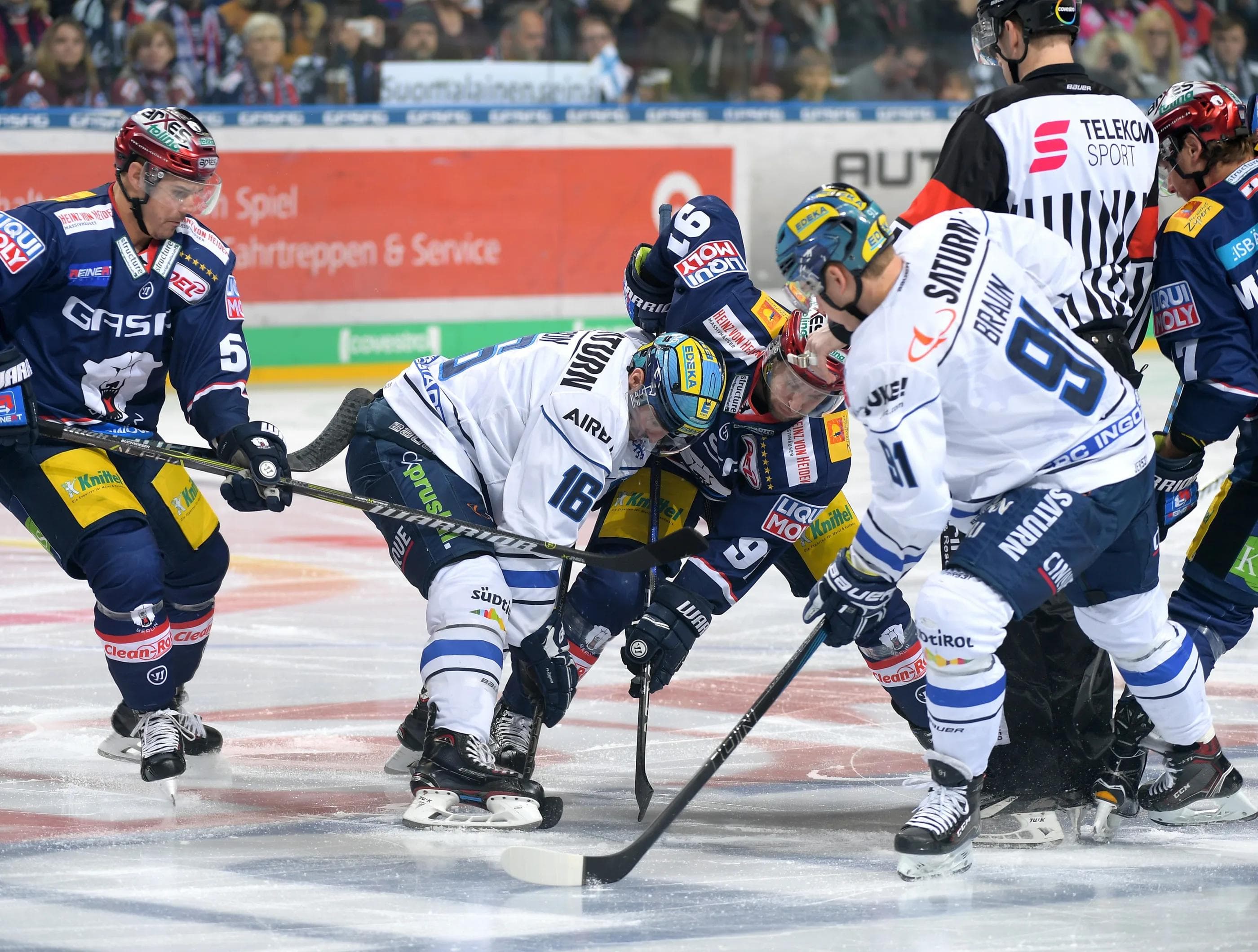 Die Eisbären zogen im zweiten Drittel weg. Foto: City Press