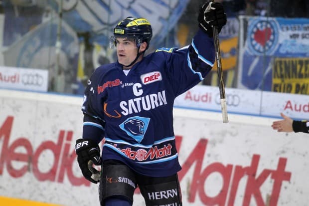 Tyler Boucks Unterzahltreffer zum 1:0 reichte dem ERC bei den Iserlohn Roosters leider nicht zum Sieg. Foto: Stefan Bösl - www.kbumm.de