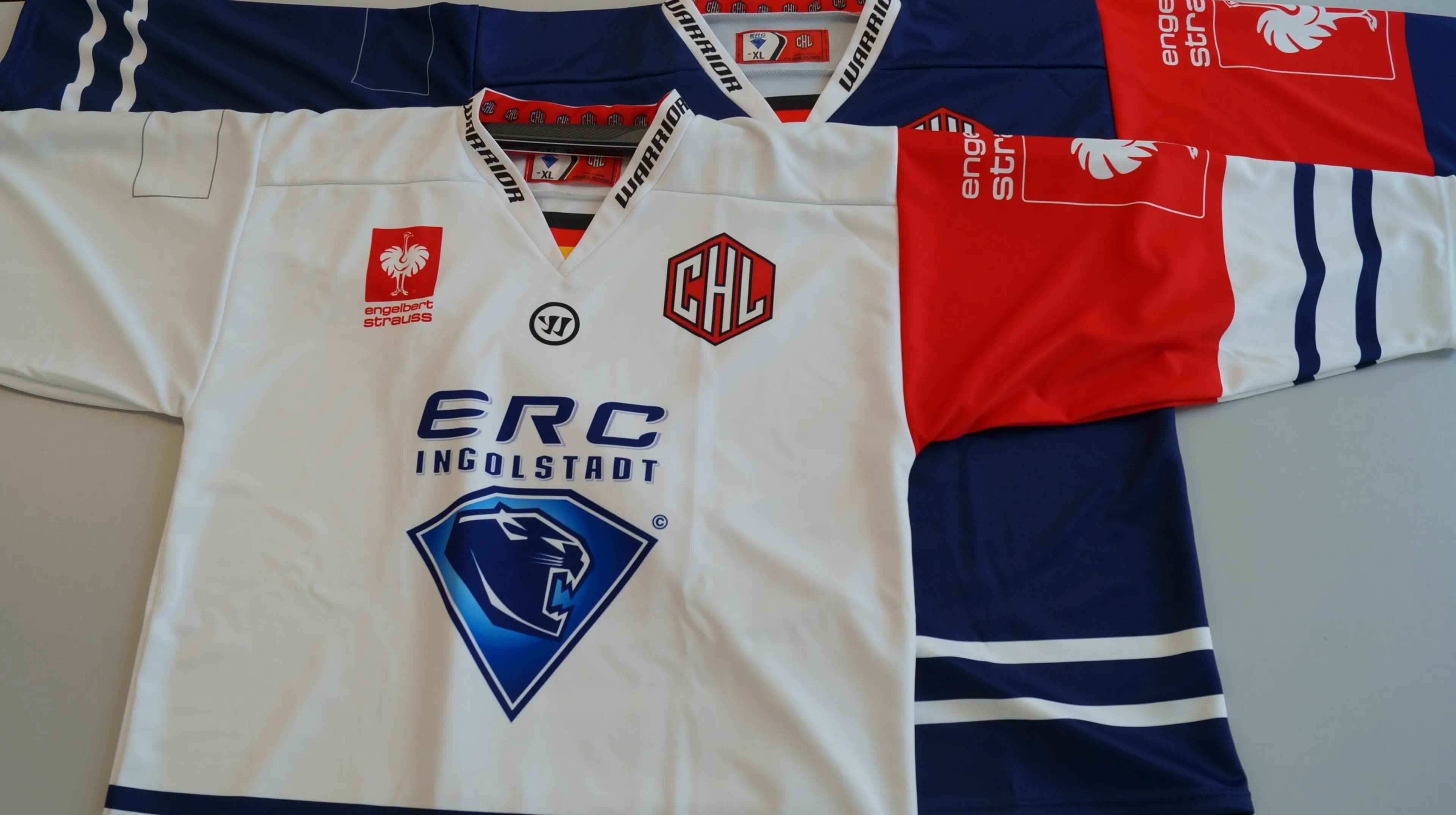 Die CHL-Trikots des ERC Ingolstadt