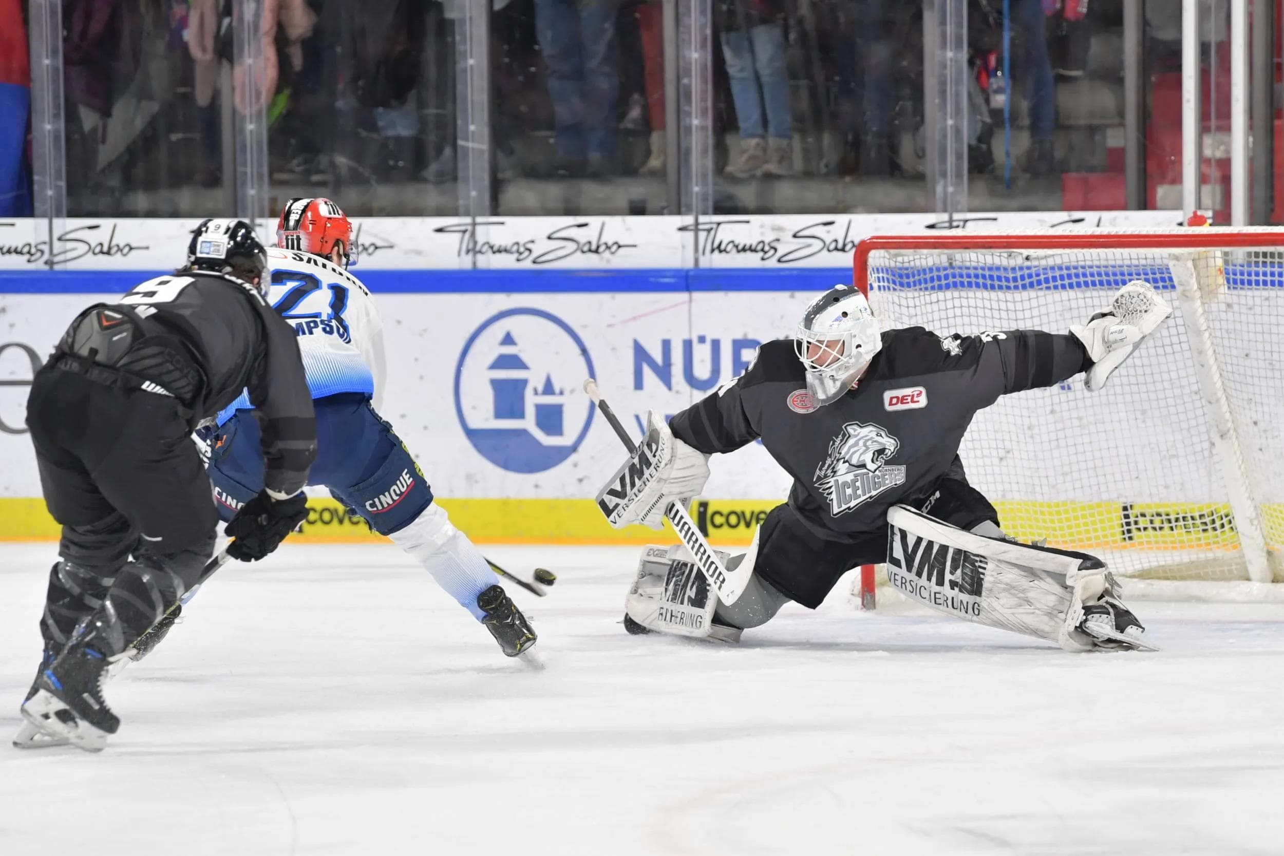 Mit seinem Unterzahltor ebnete Wayne Simpson den Weg zum Sieg für die Panther.
Foto: Johannes Traub/JT-Presse