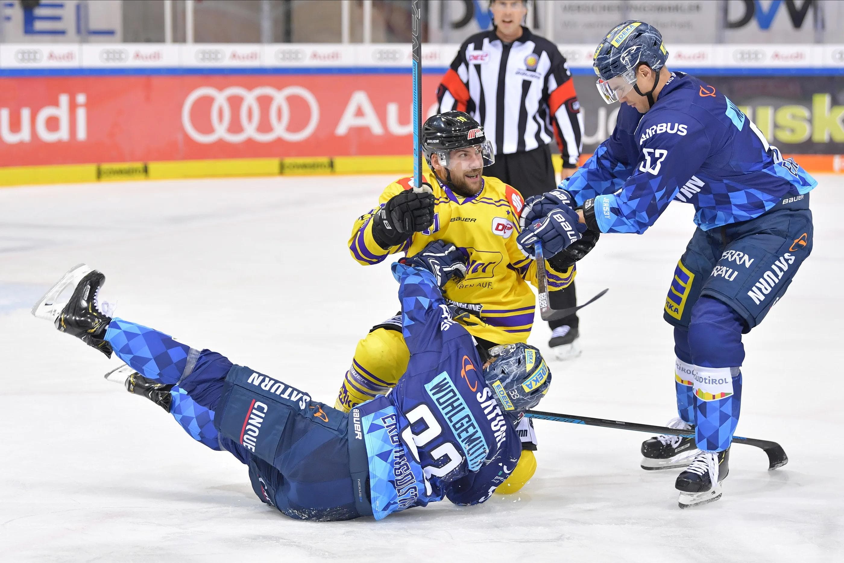 In einem engen Spiel hatten am Ende die Gäste aus Krefeld die Nase mit 5:4 knapp vorne.
Foto: Johannes TRAUB / JT-Presse.de