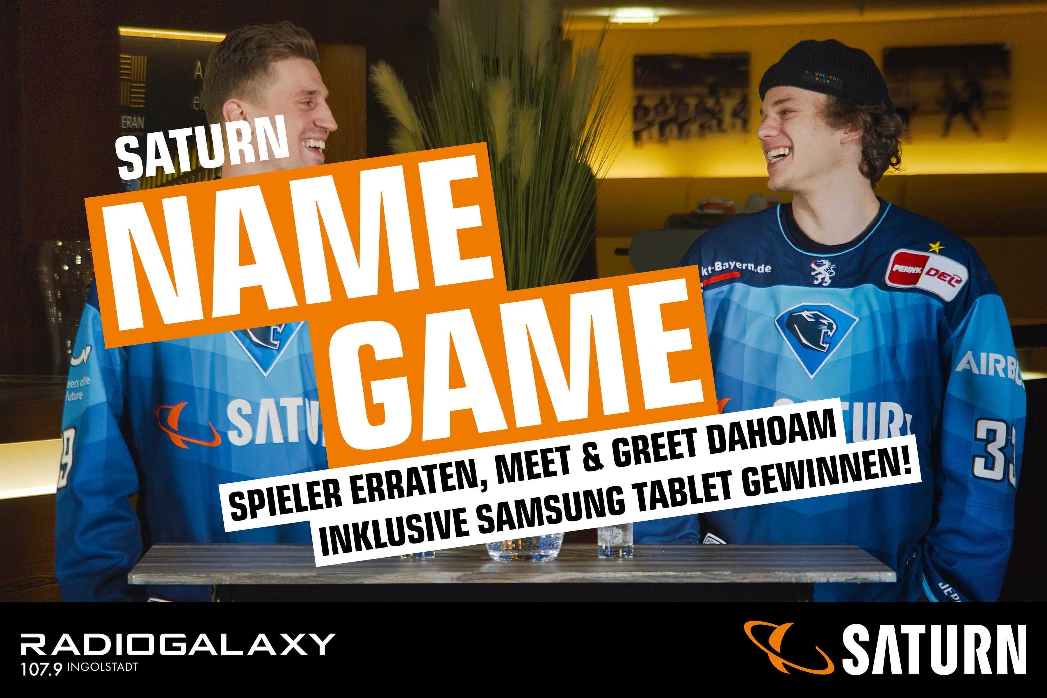 Nicht nur Hans Detsch und Tim Wohlgemuth haben wieder ihren Spaß beim diesjährigen SATURN NameGame...
