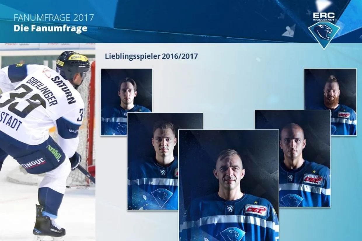 Beliebtester Panther ist Thomas Greilinger vor John Laliberteund David Elsner.