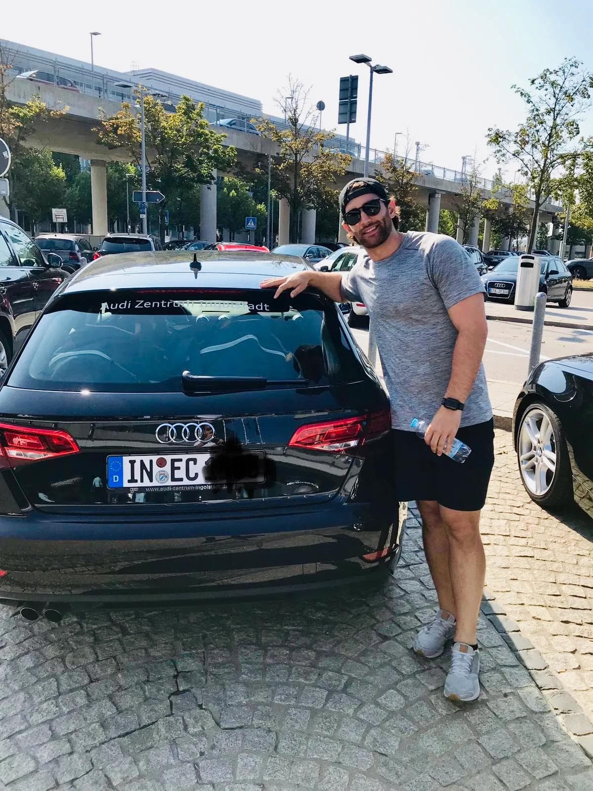 Jerry D'Amigo am Münchener Flughafen
