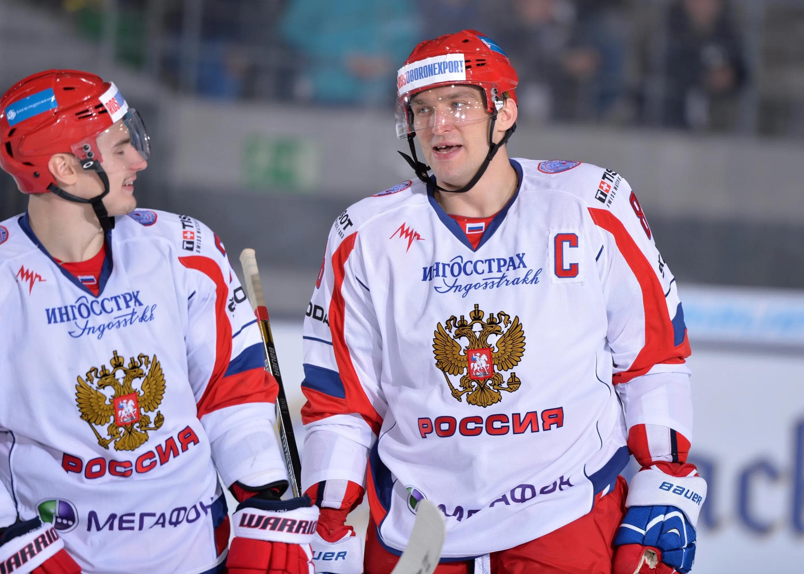 Ein weiterer Star stößt zur Weltmeisterschaft: Alexander Ovechkin (rechts) verstärkt nun Russland. Foto: City Press