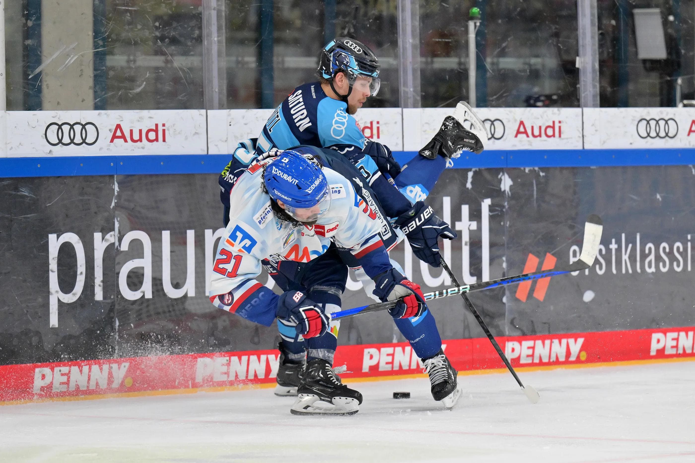 Ein umkämpftes Spiel können die Fans auch morgen wieder erwarten.
Foto: Johannes Traub/JT-Presse.de